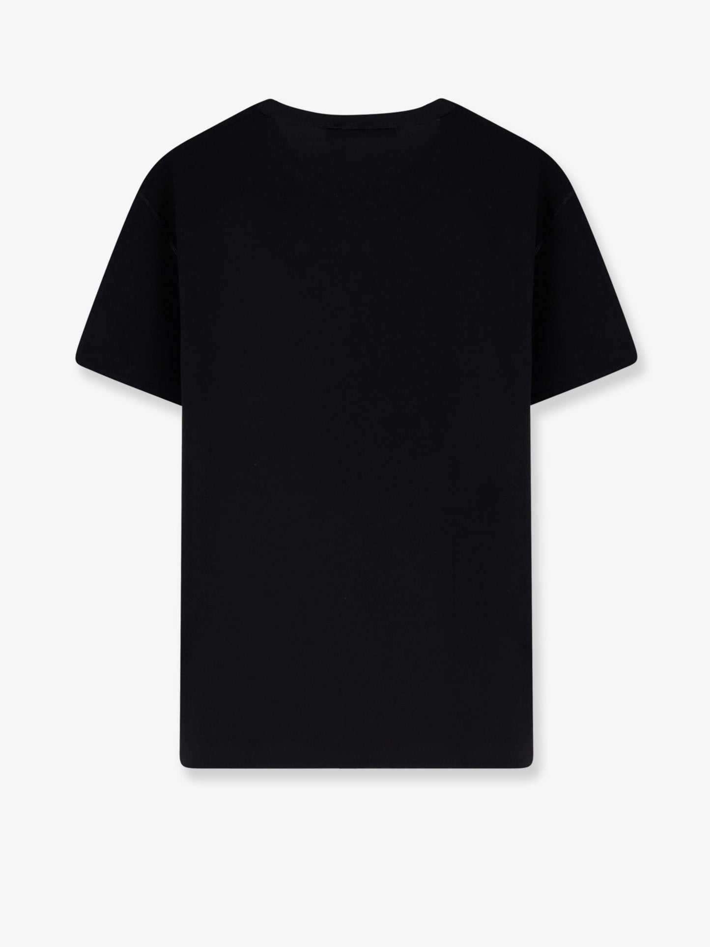Dolce & Gabbana Men Cotton T-Shirt With Logo Patch DOLCE & GABBANA