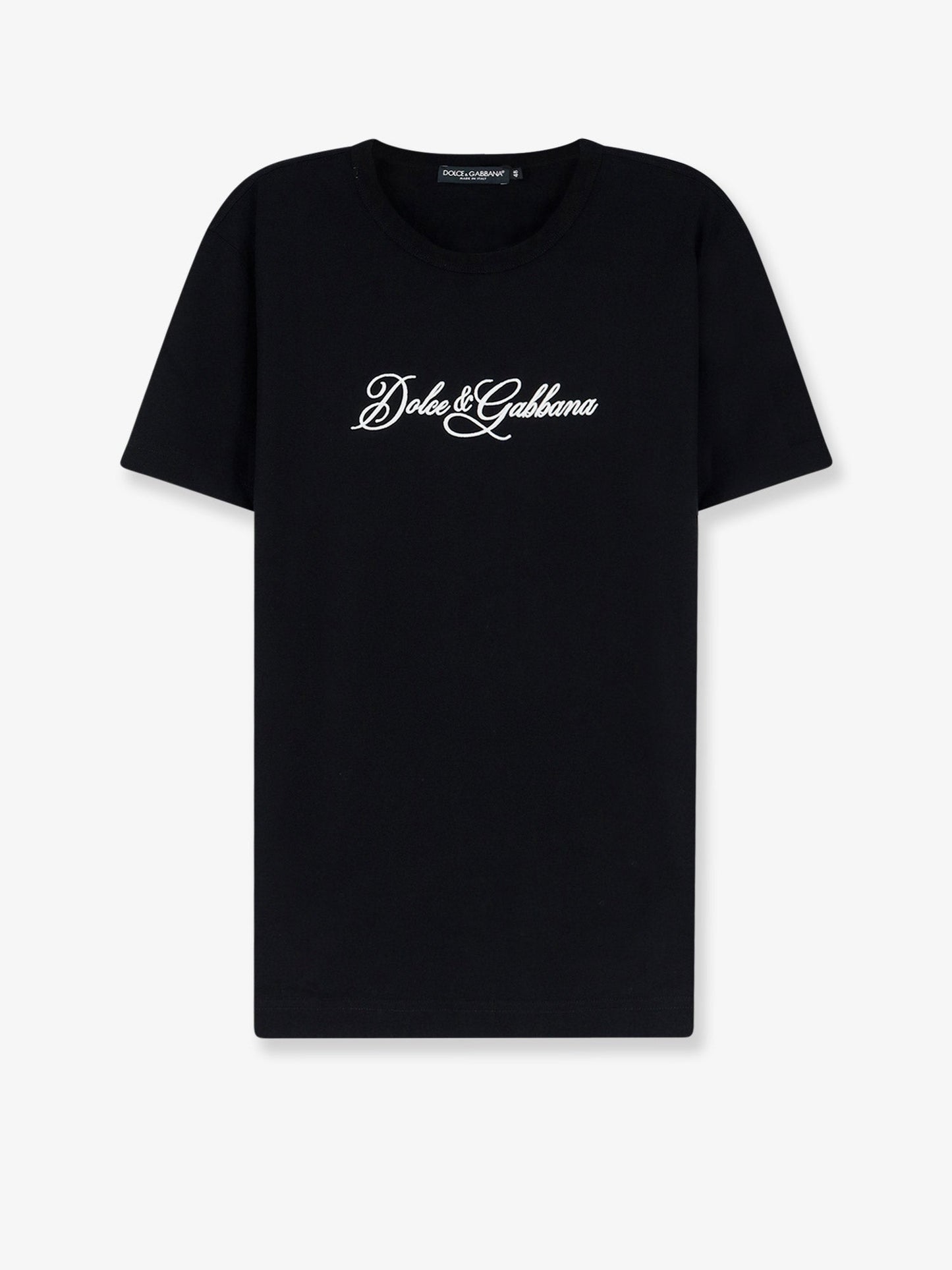 Dolce & Gabbana Men Cotton T-Shirt With Logo