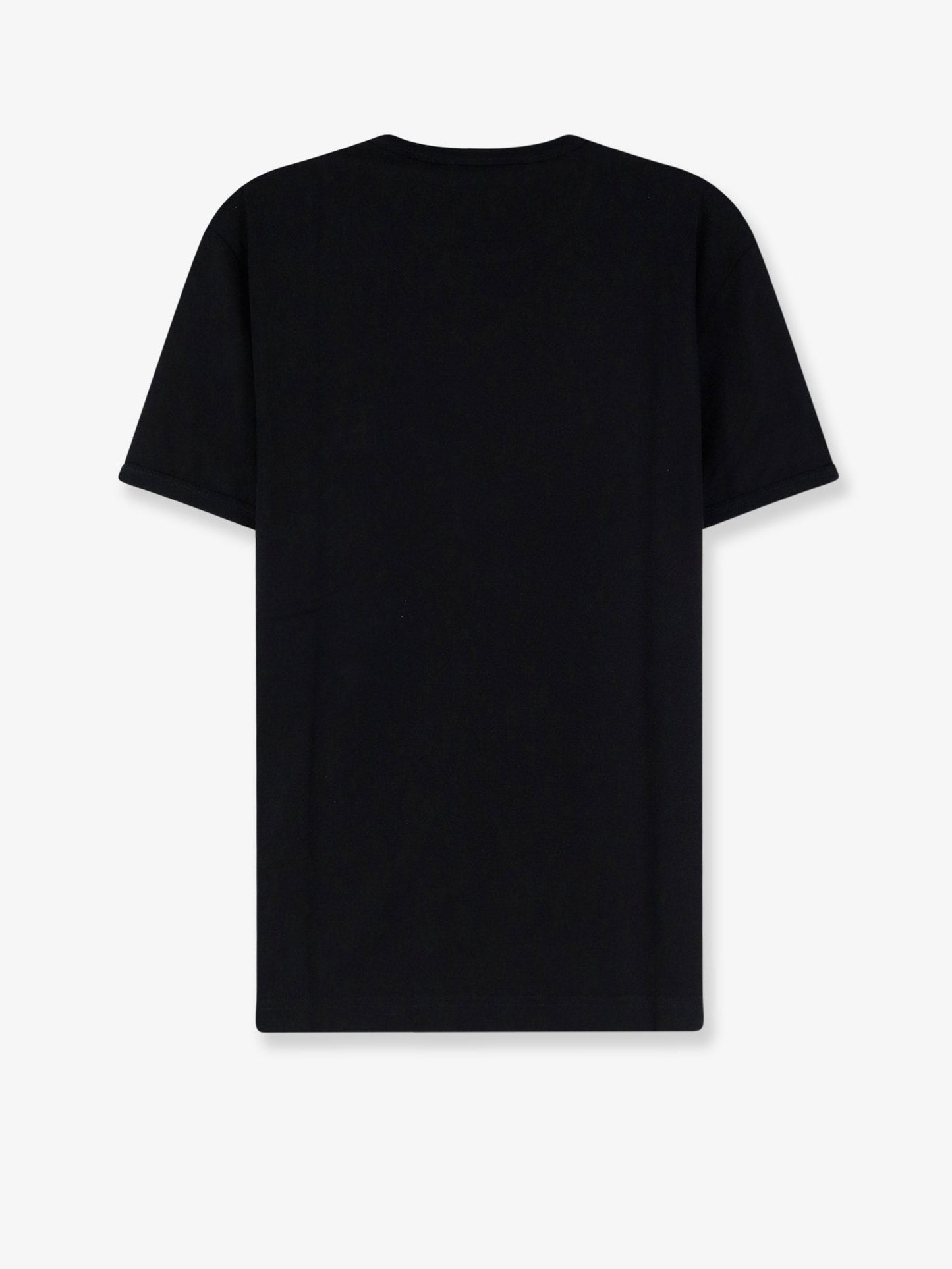 Dolce & Gabbana Men Cotton T-Shirt With Iconic Detail