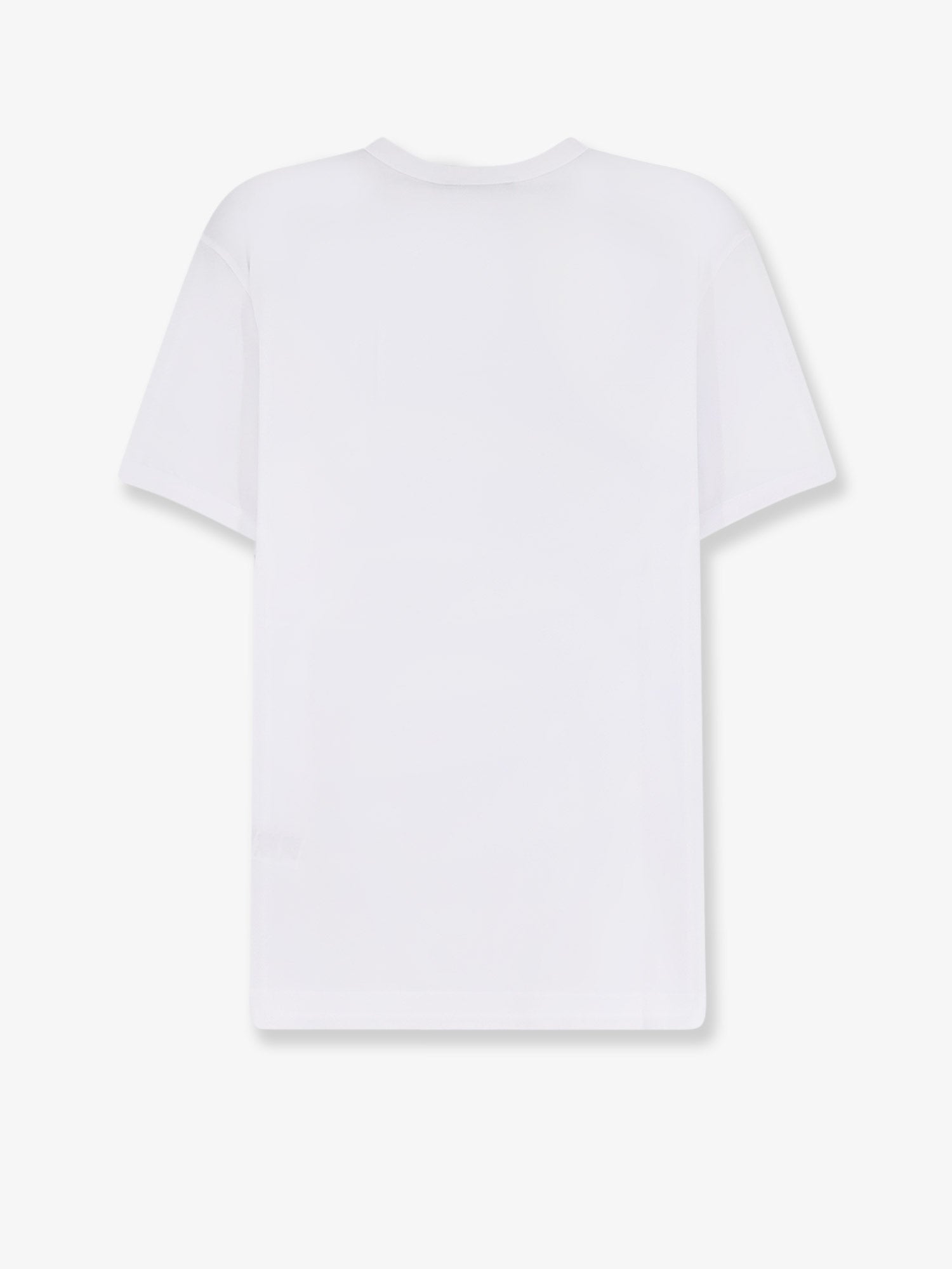Dolce & Gabbana Men Cotton T-Shirt With Patch Logo On The Front DOLCE & GABBANA