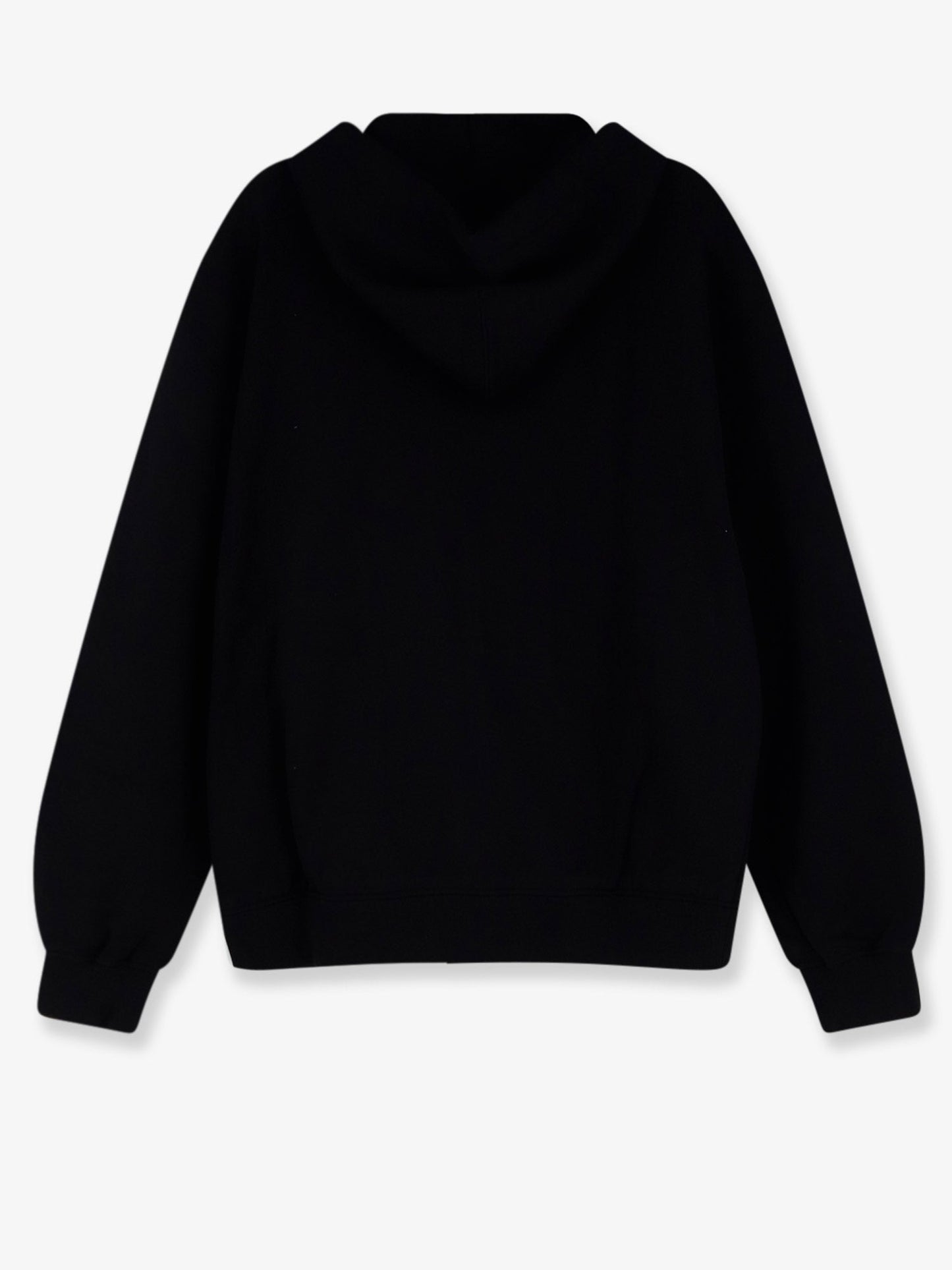 Dolce & Gabbana Men Cotton Sweatshirt With Metal Logo Patch DOLCE & GABBANA