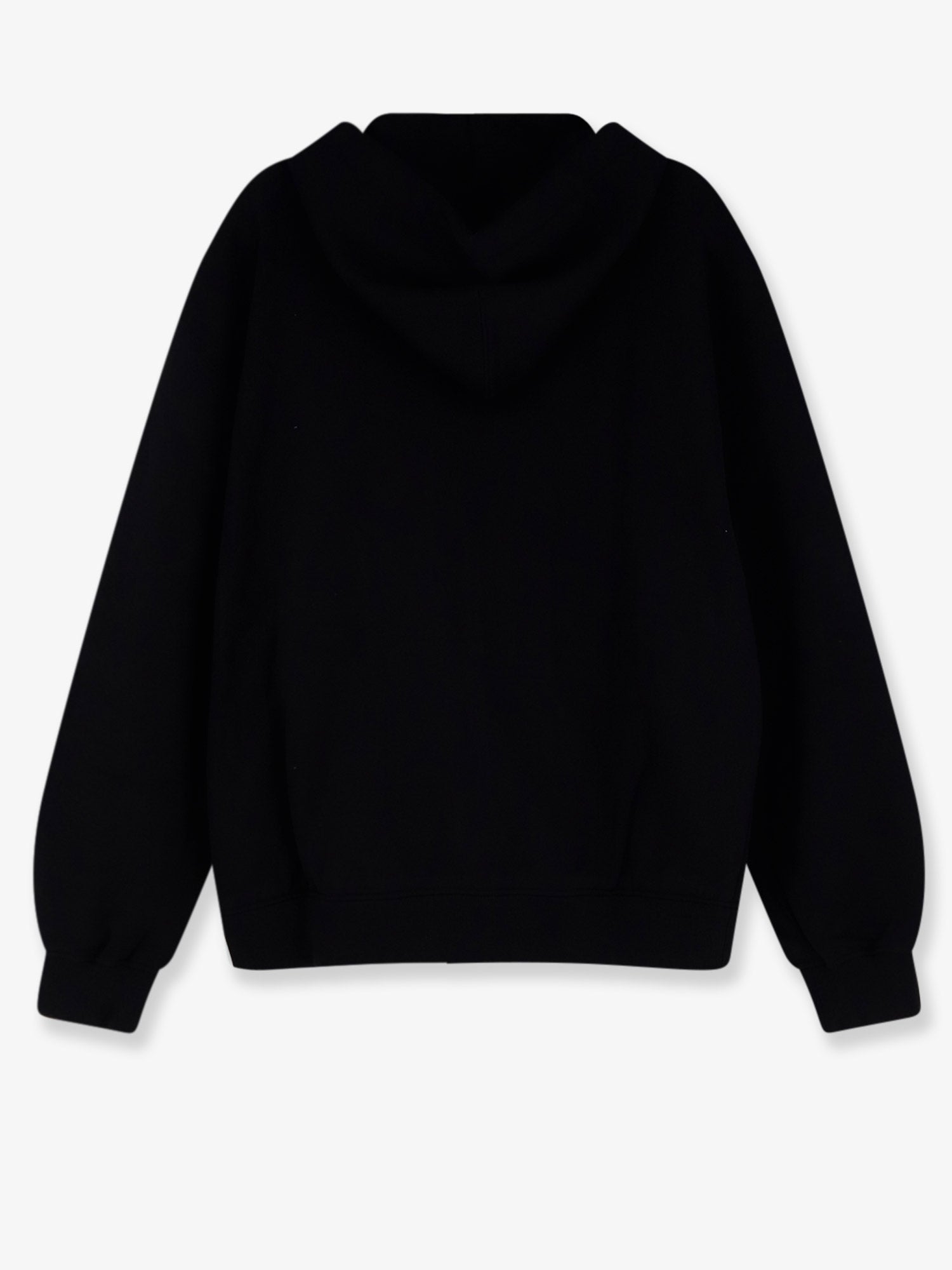 Dolce & Gabbana Men Cotton Sweatshirt With Metal Logo Patch DOLCE & GABBANA