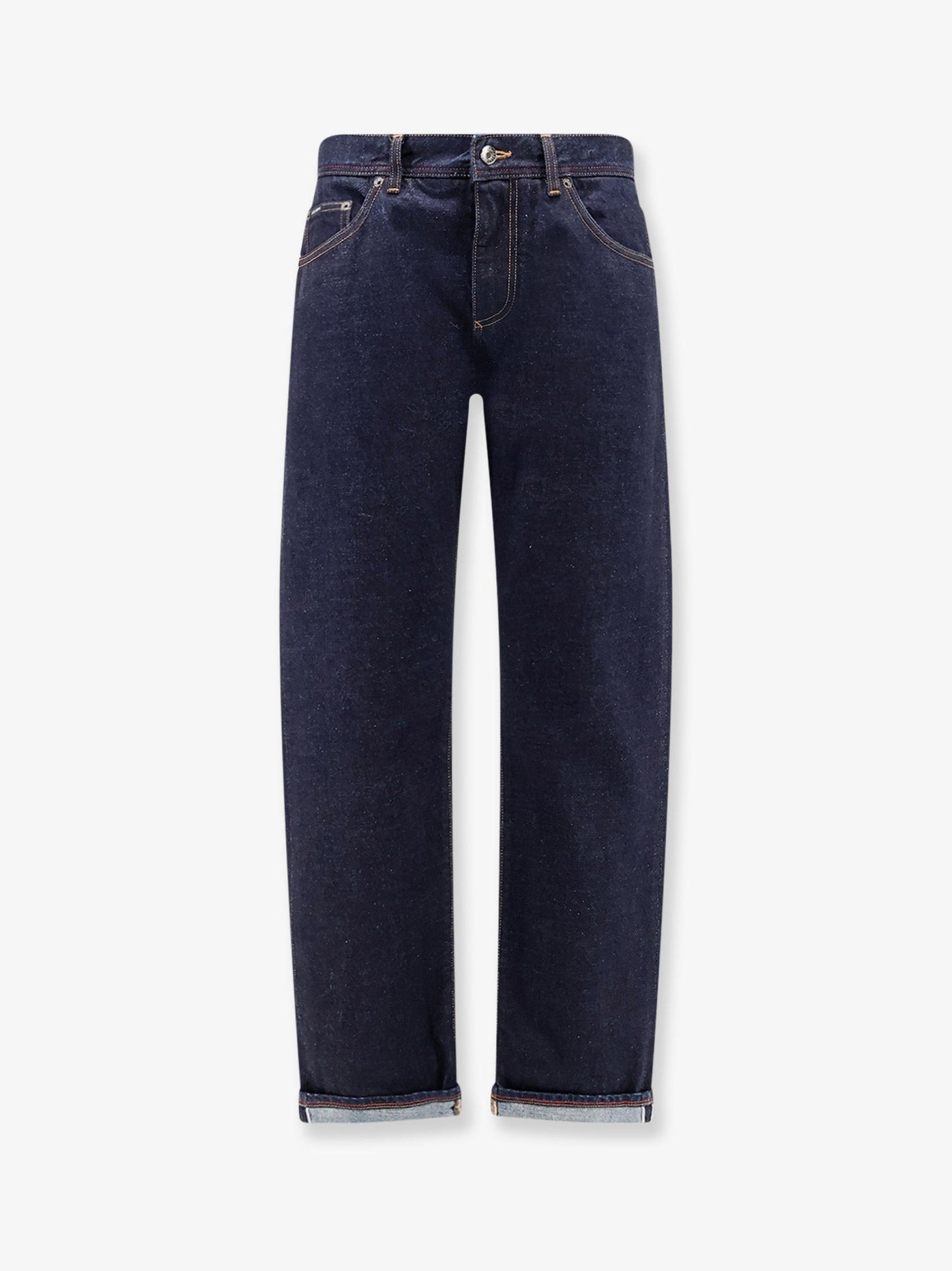 Dolce & Gabbana Men Classic Jeans With Logo Embroidery DOLCE & GABBANA