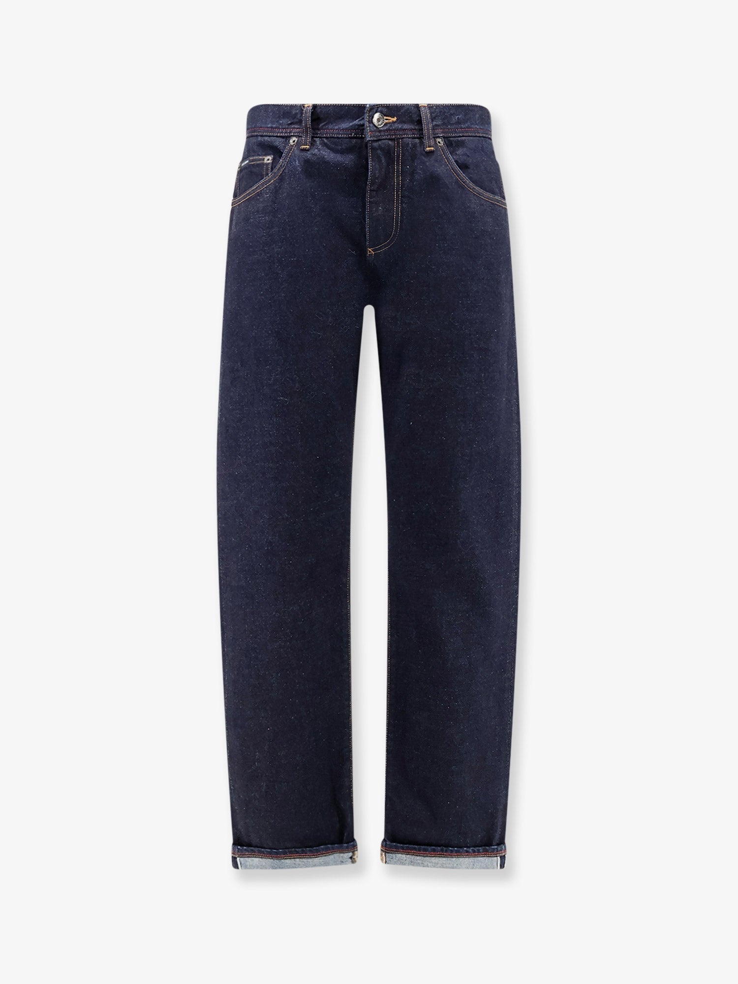 Dolce & Gabbana Men Classic Jeans With Logo Embroidery DOLCE & GABBANA