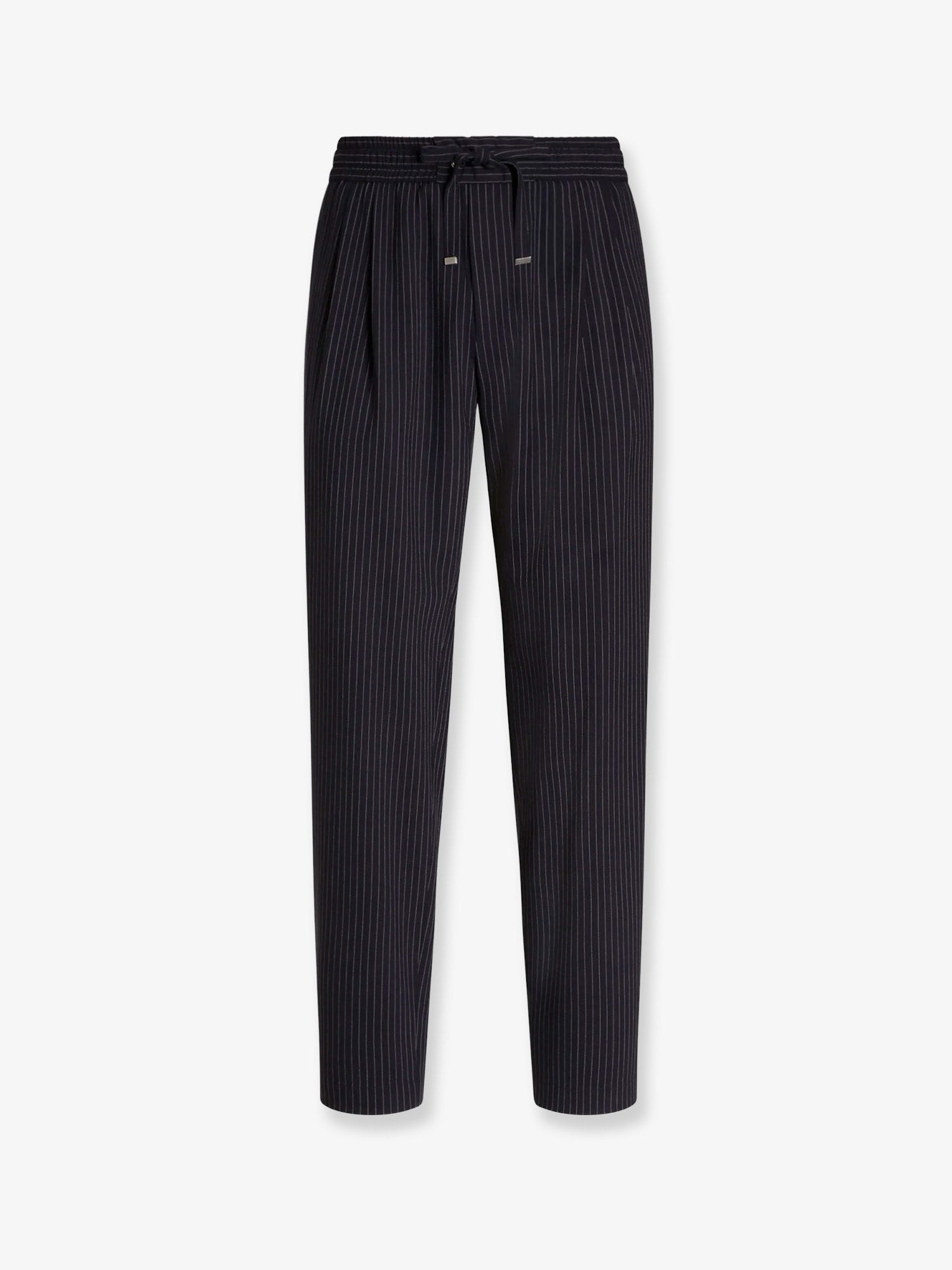 Dolce & Gabbana Men Pinstriped Wool Jogging Trousers DOLCE & GABBANA