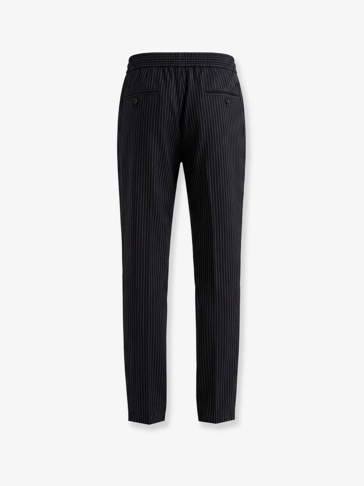 Dolce & Gabbana Men Pinstriped Wool Jogging Trousers DOLCE & GABBANA