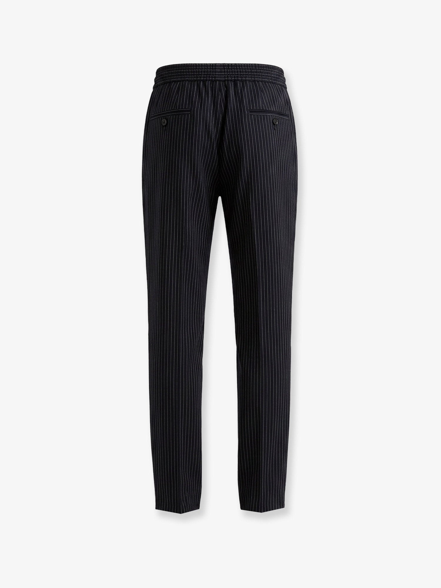 Dolce & Gabbana Men Pinstriped Wool Jogging Trousers DOLCE & GABBANA