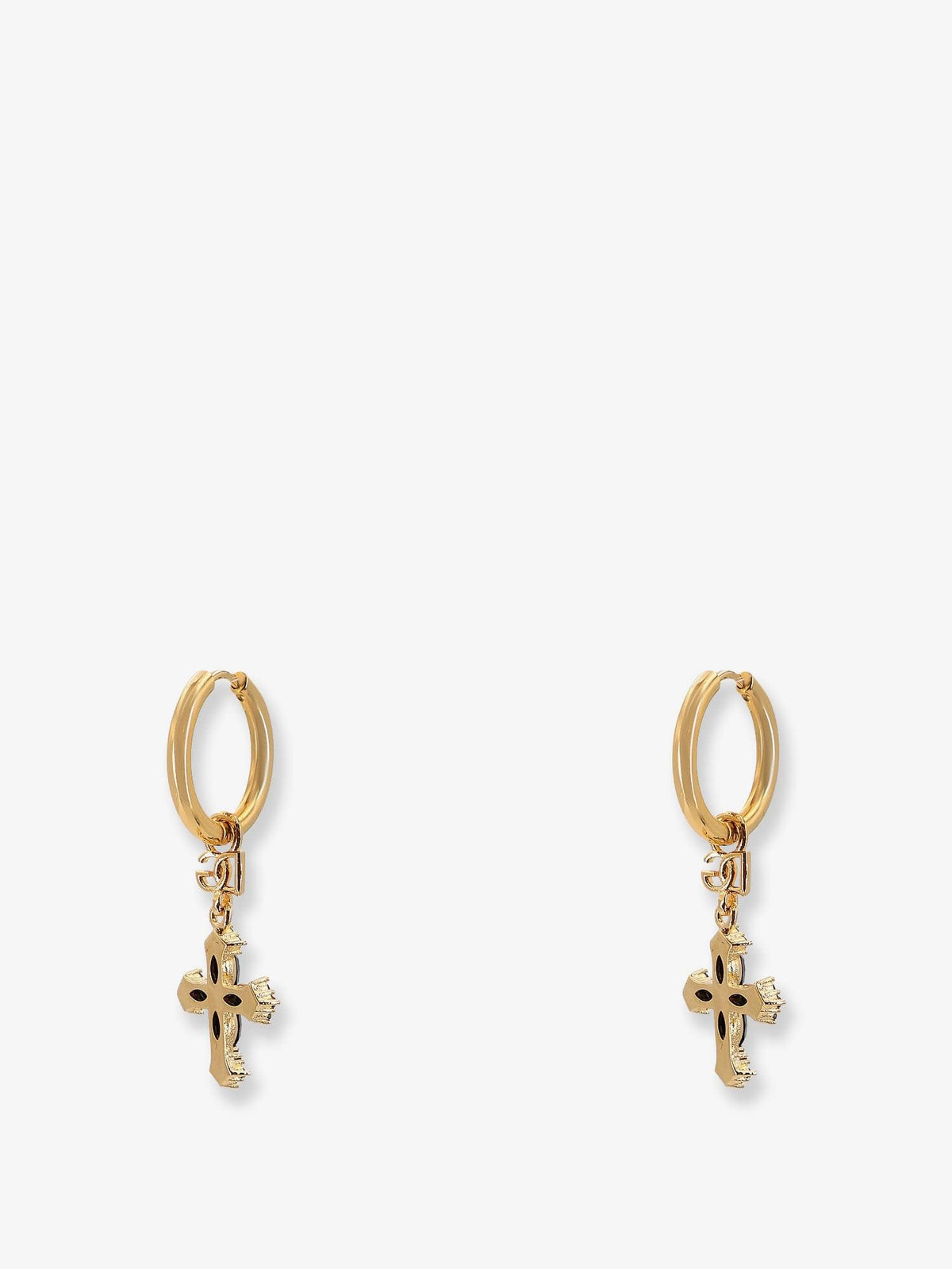 Dolce & Gabbana Women Brass Earrings With Rhinestones DOLCE & GABBANA