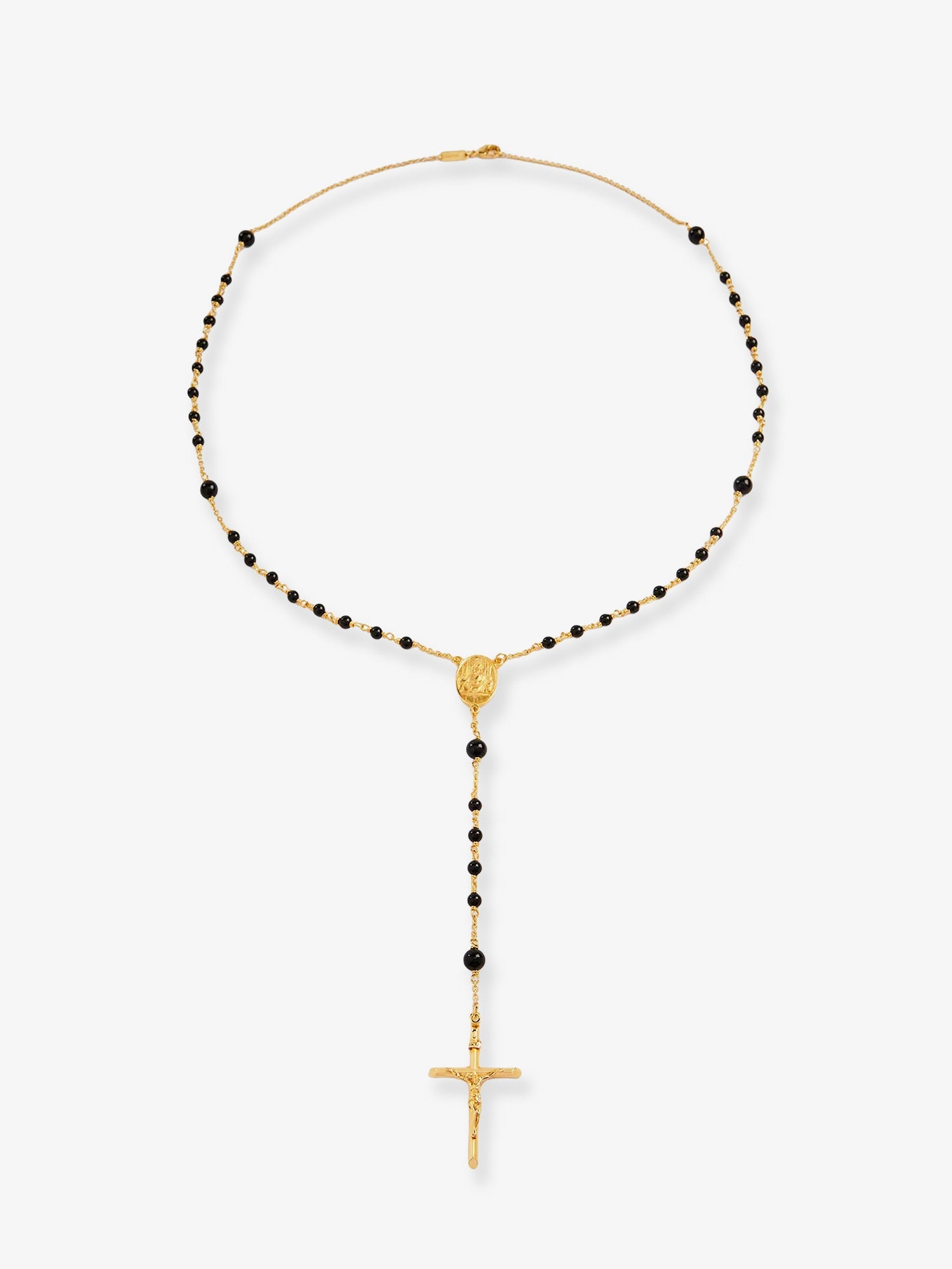 Dolce & Gabbana Women Brass Necklace With Cross DOLCE & GABBANA