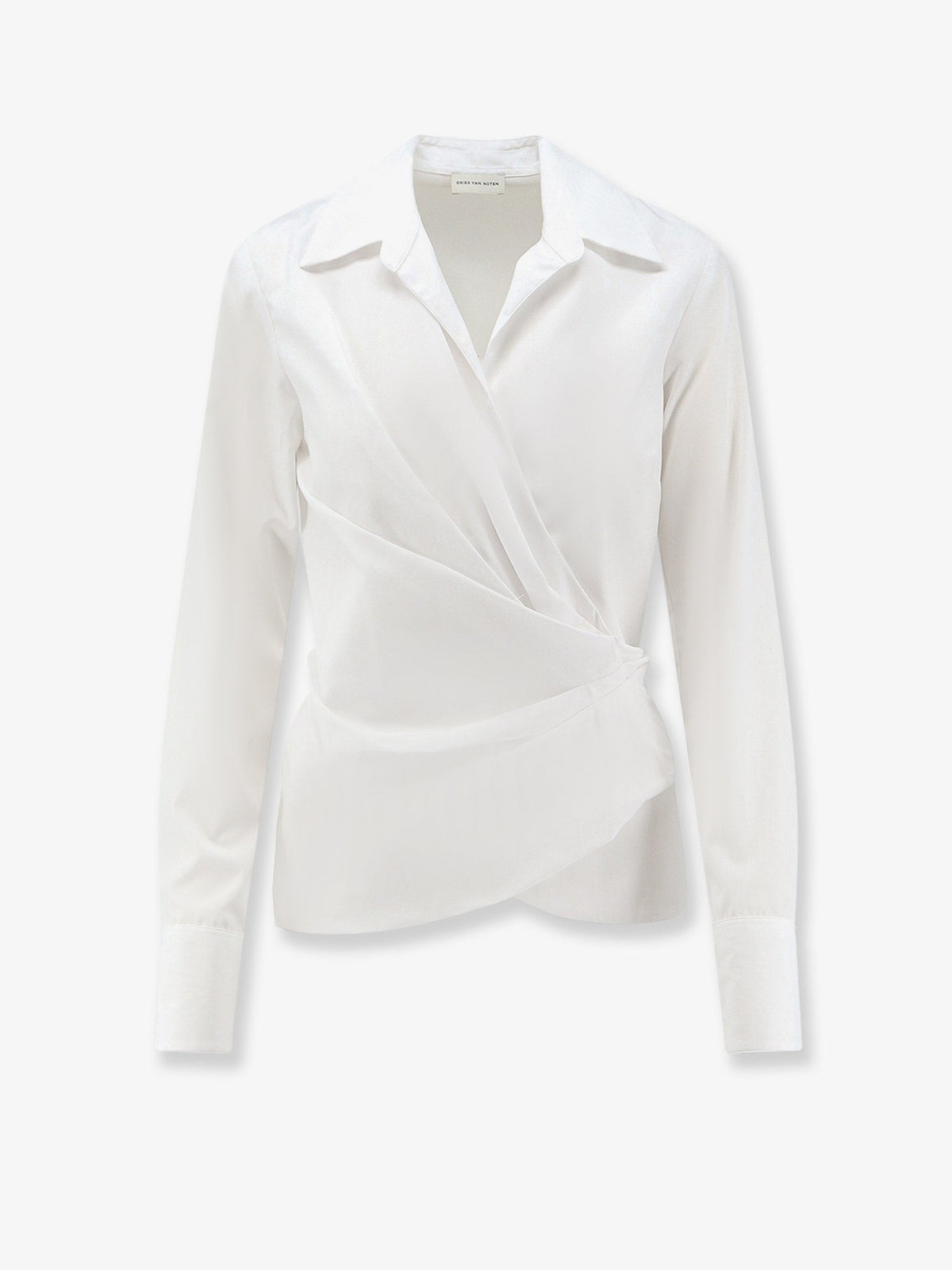 Dries Van Noten Women Cotton Wrap Shirt DRIES VAN NOTEN