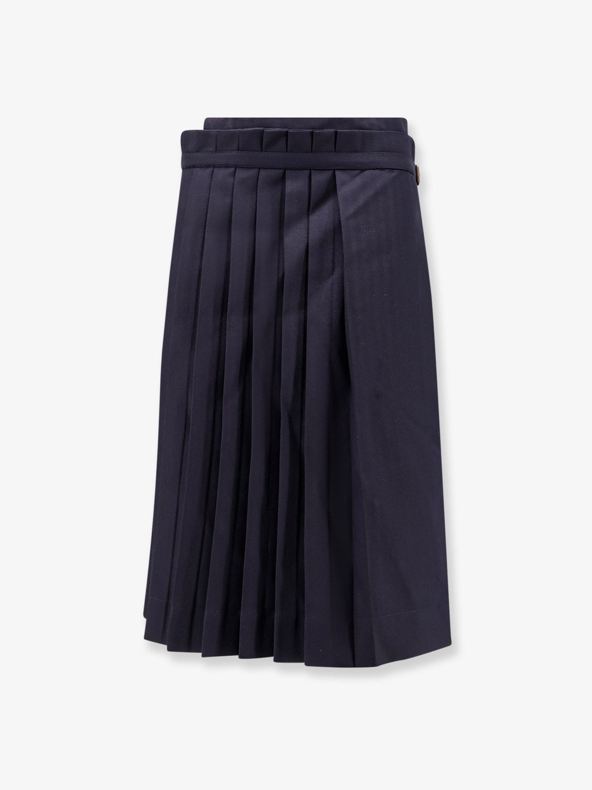 Dries Van Noten Women Sim Pleated Wool Midi Skirt DRIES VAN NOTEN