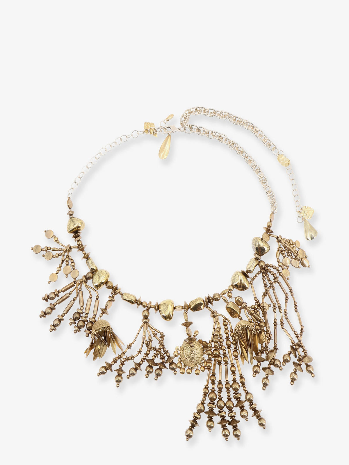 Dries Van Noten Women Tassel Pendant Brass And Resin Necklace DRIES VAN NOTEN