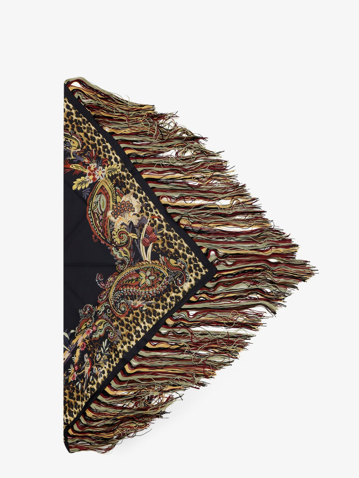 Etro Women Fringed Silk Shawl ETRO