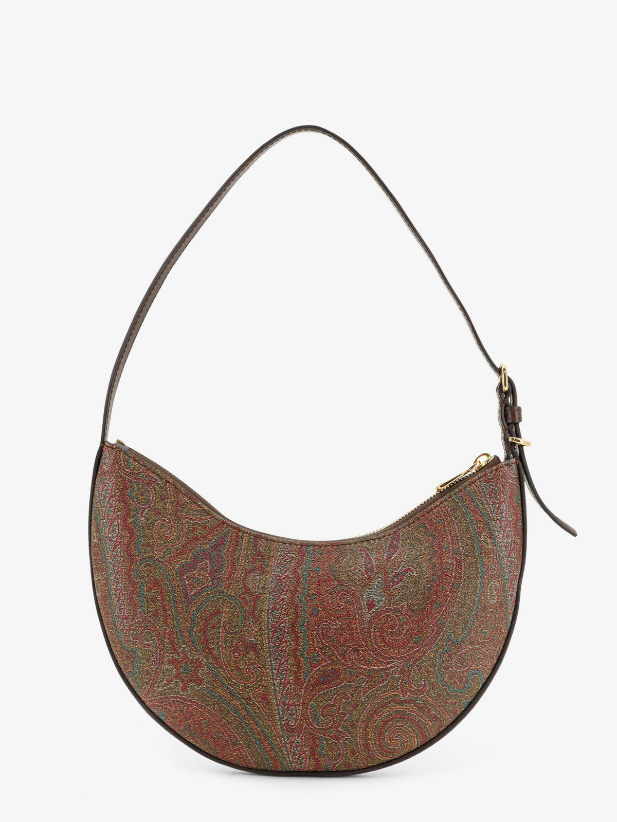 Etro Women Etro Essential S Arnica Hobo Shoulder Bag In Paisley Jacquard Fabric ETRO