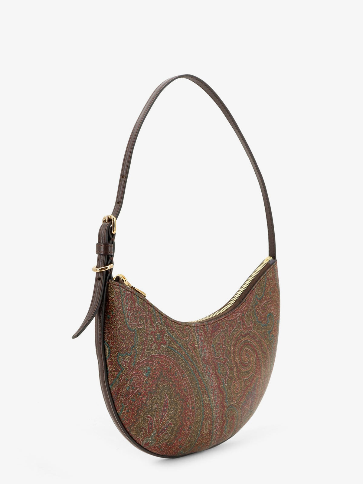 Etro Women Etro Essential S Arnica Hobo Shoulder Bag In Paisley Jacquard Fabric ETRO
