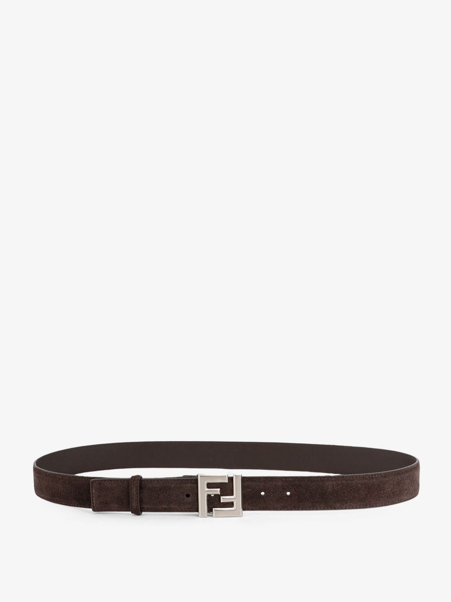 Fendi Men Squared Ff Suede Belt FENDI