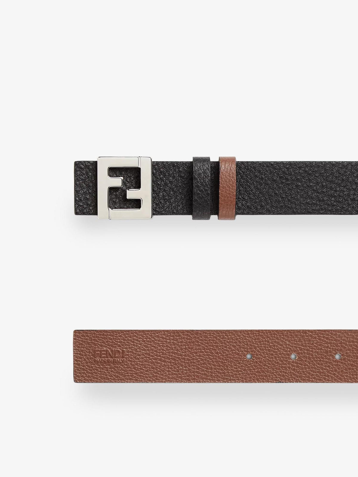 Fendi Men Reversible Leather Belt FENDI