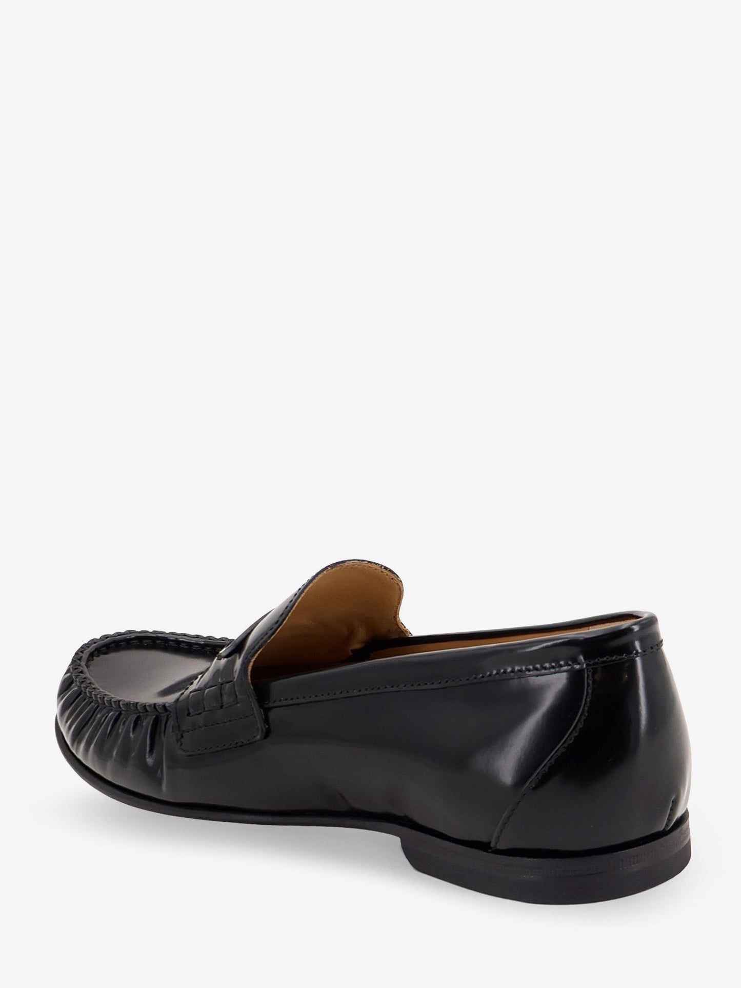 Fendi Men Leather Scrunch Loafers FENDI