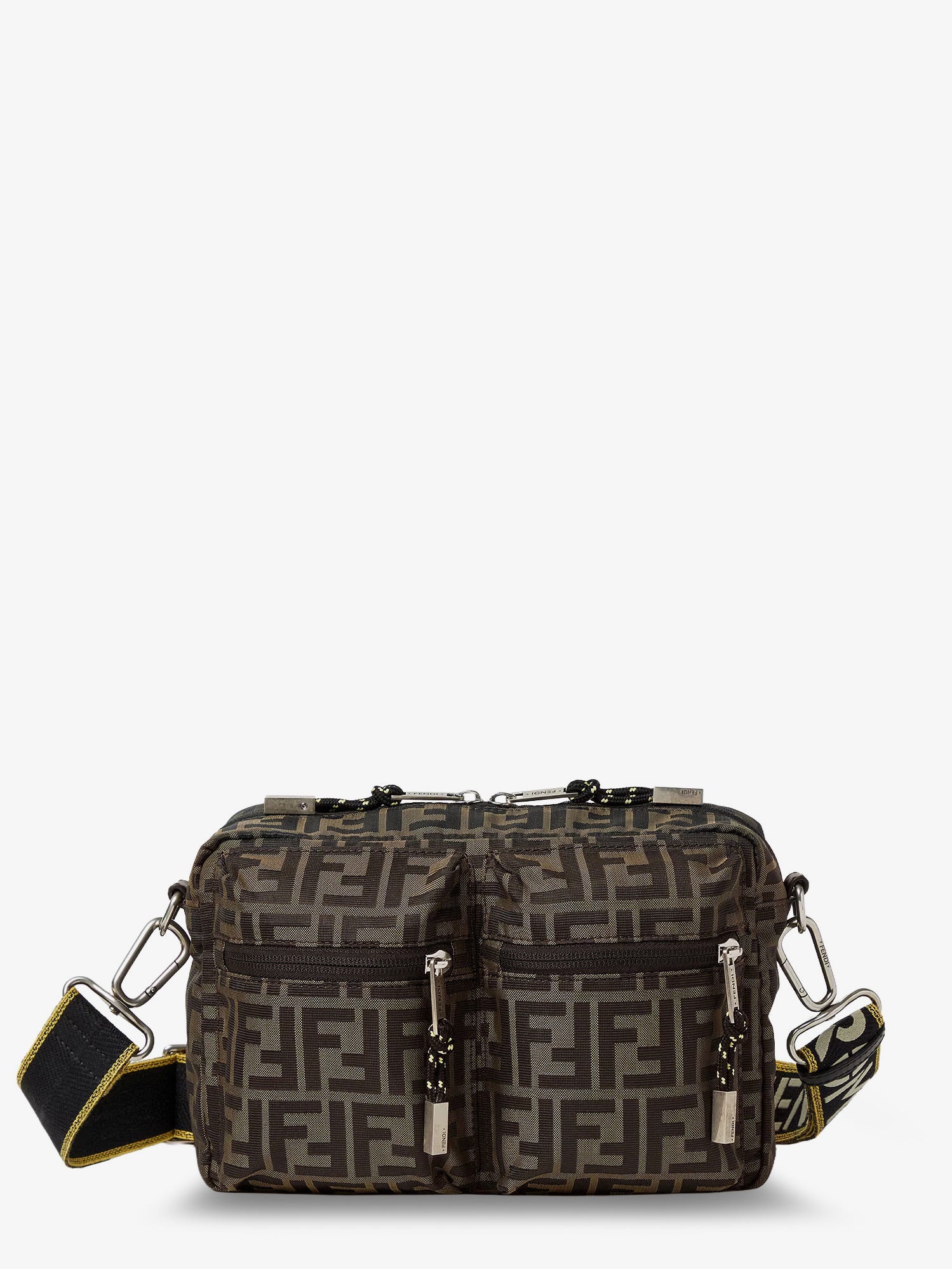 Fendi Men Camera Case Superlight Ff Zucca Fabric Crossbody Bag FENDI