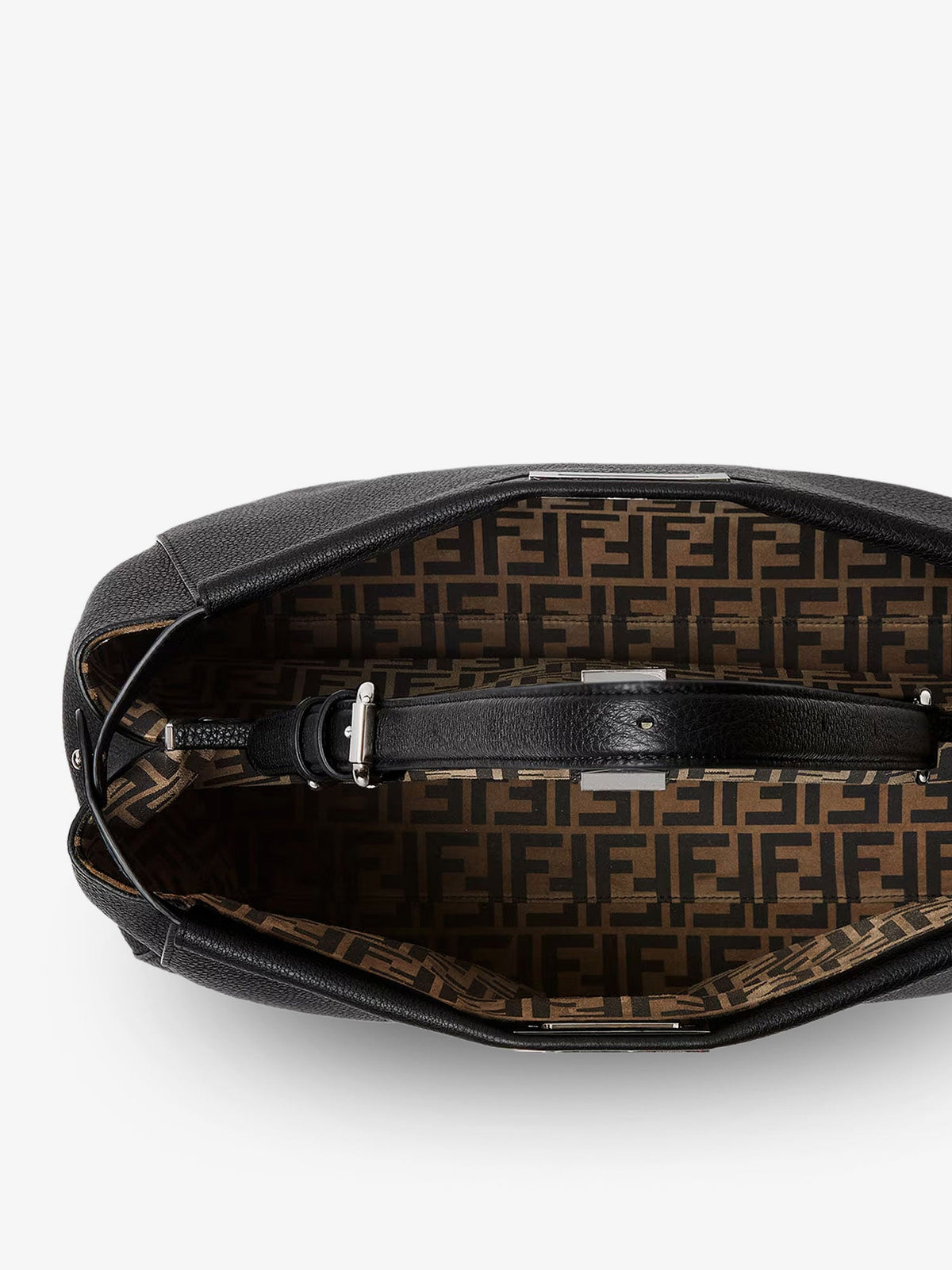 Fendi Men My Peekaboo Large Leather Crossbody Bag FENDI