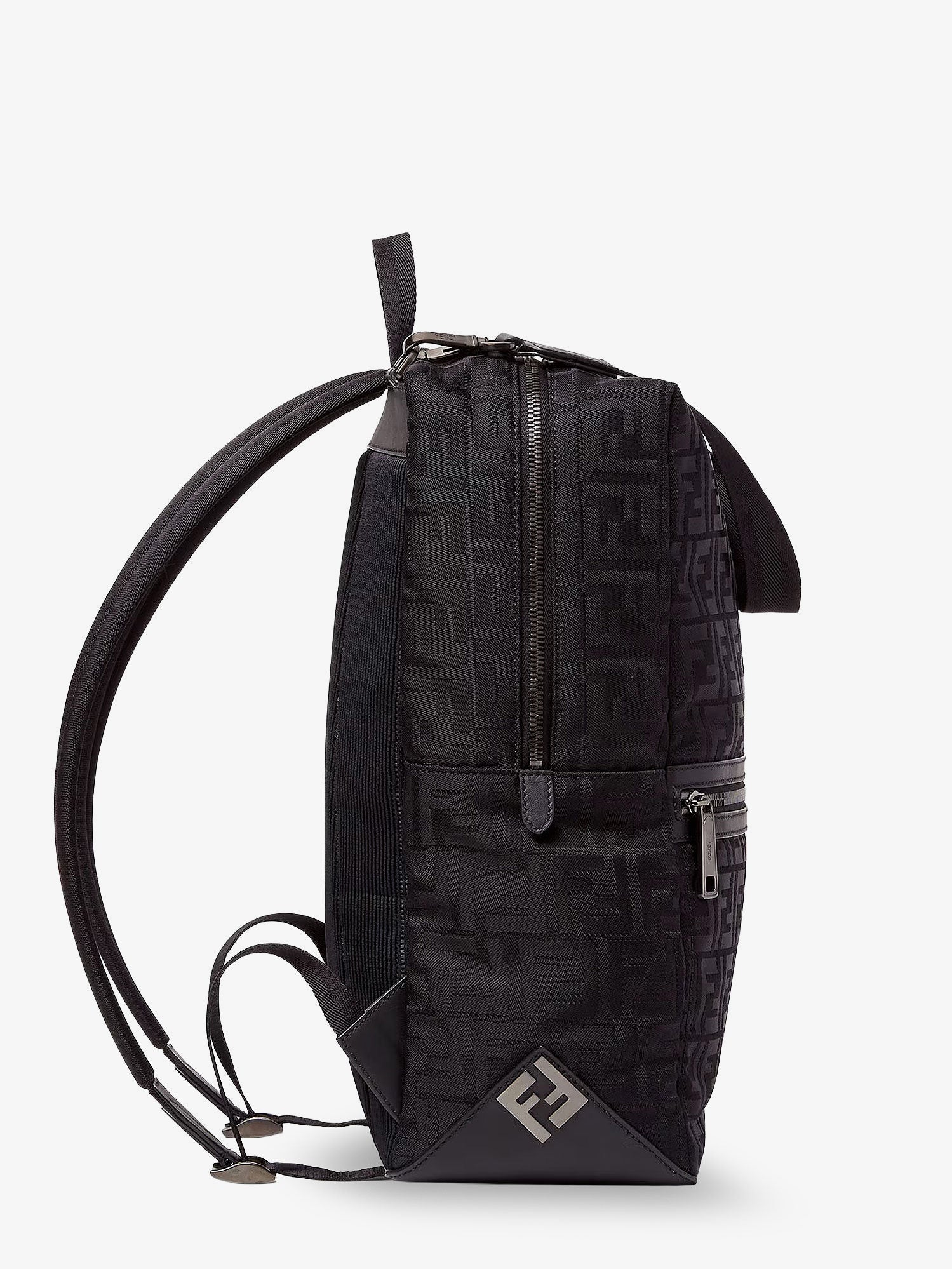 Fendi Men Padded Ff Nylon Fendi Lui Backpack FENDI
