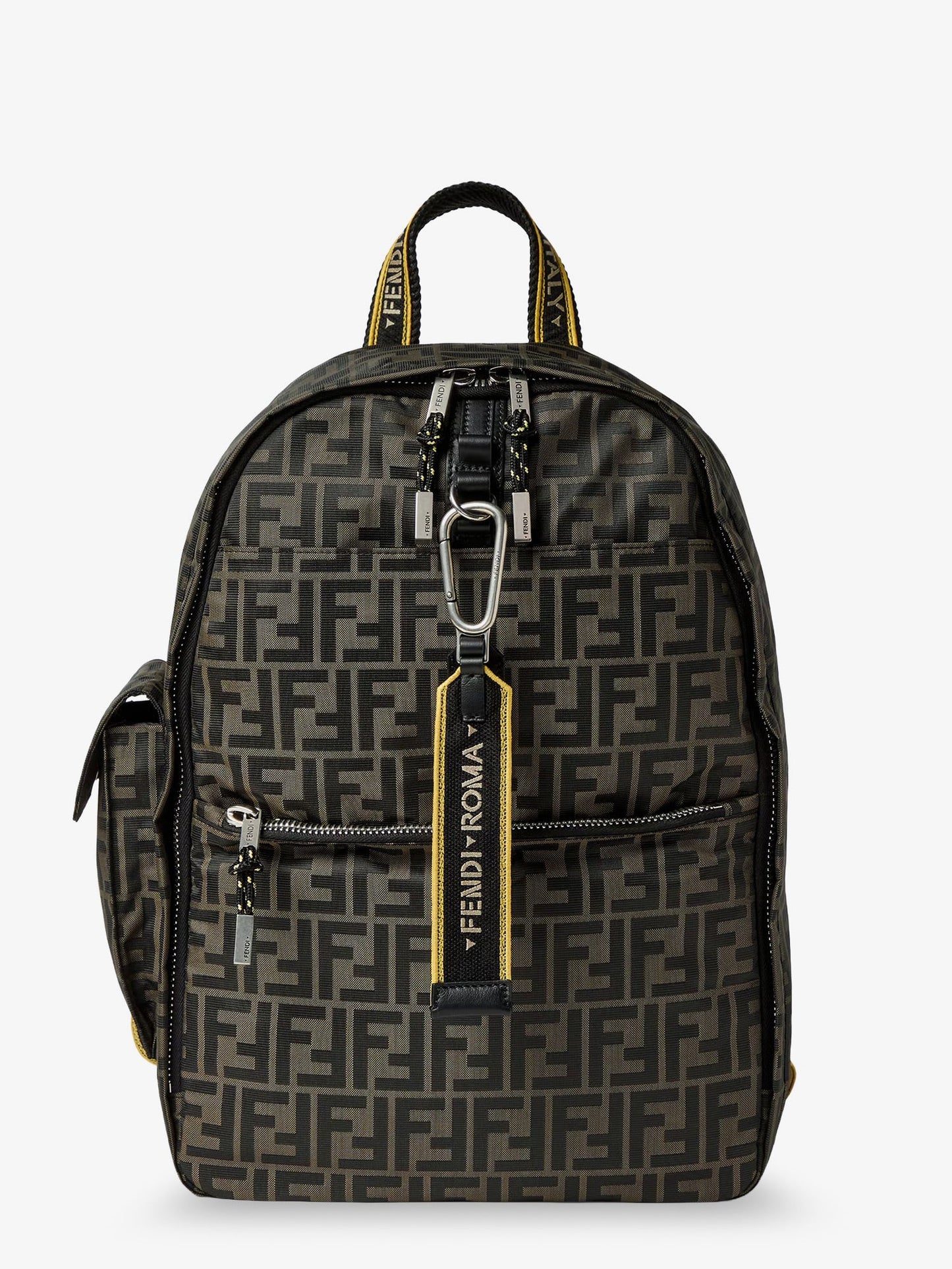 Fendi Men Climb Ff Zucca Technical Fabric Backpack FENDI