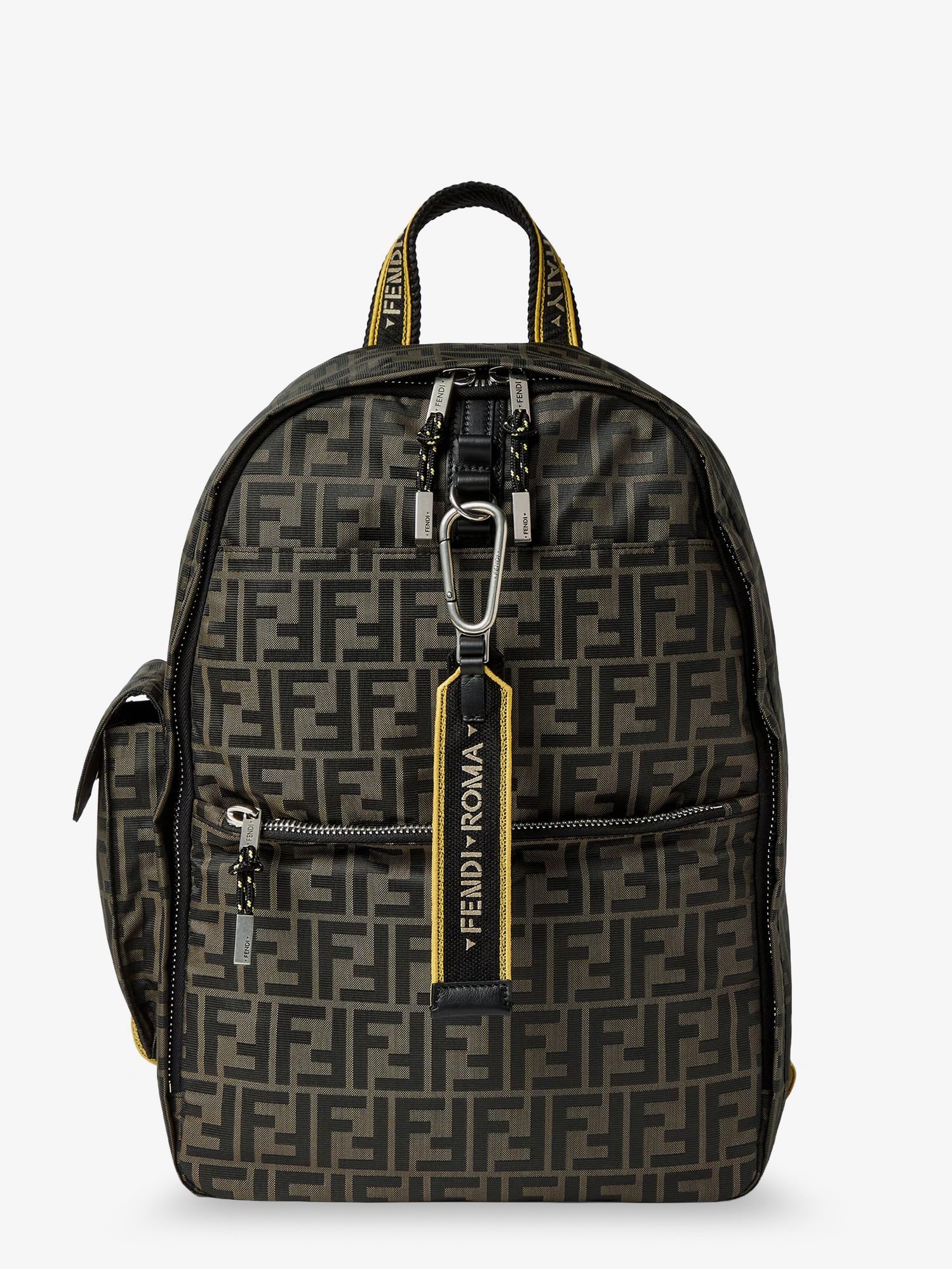 Fendi Men Climb Ff Zucca Technical Fabric Backpack FENDI