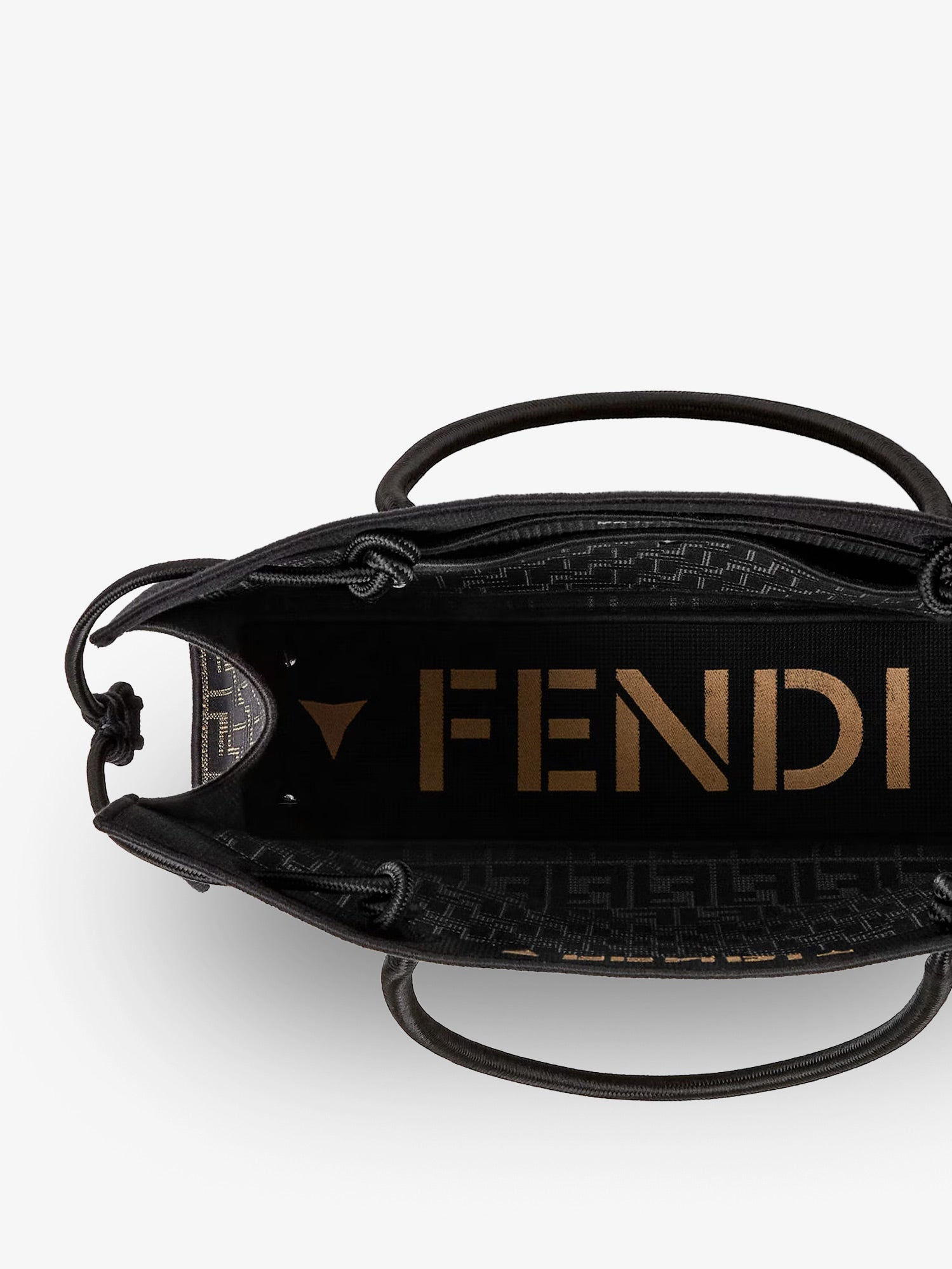 Fendi Women Magic Shopper Bag In Ff Fabric With Embroidered Logo On The Front FENDI