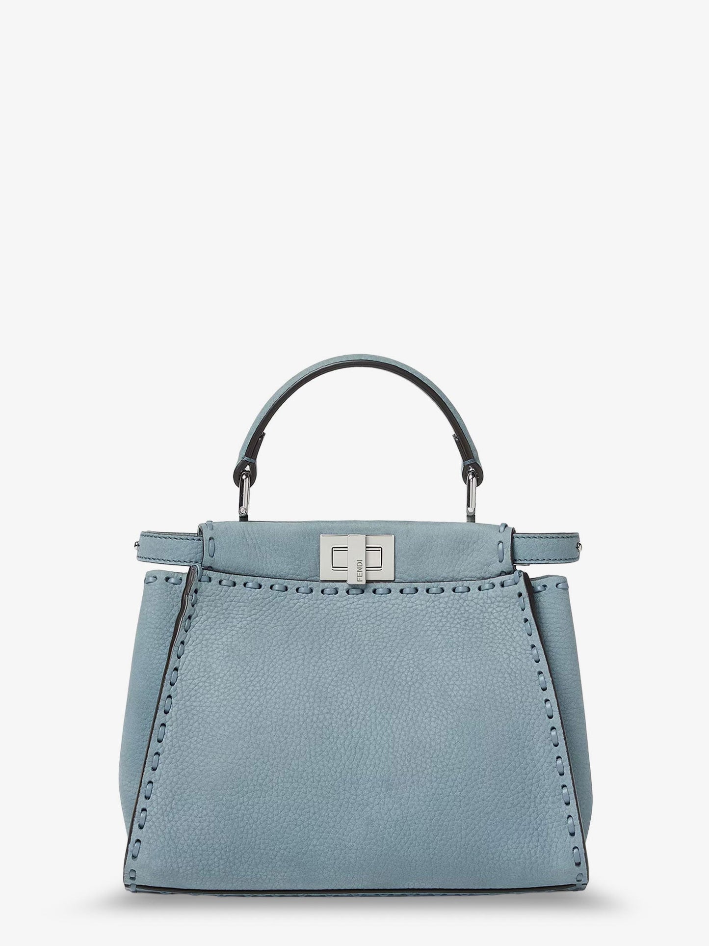 Fendi Women Peekaboo Mini Leather Crossbody Bag FENDI