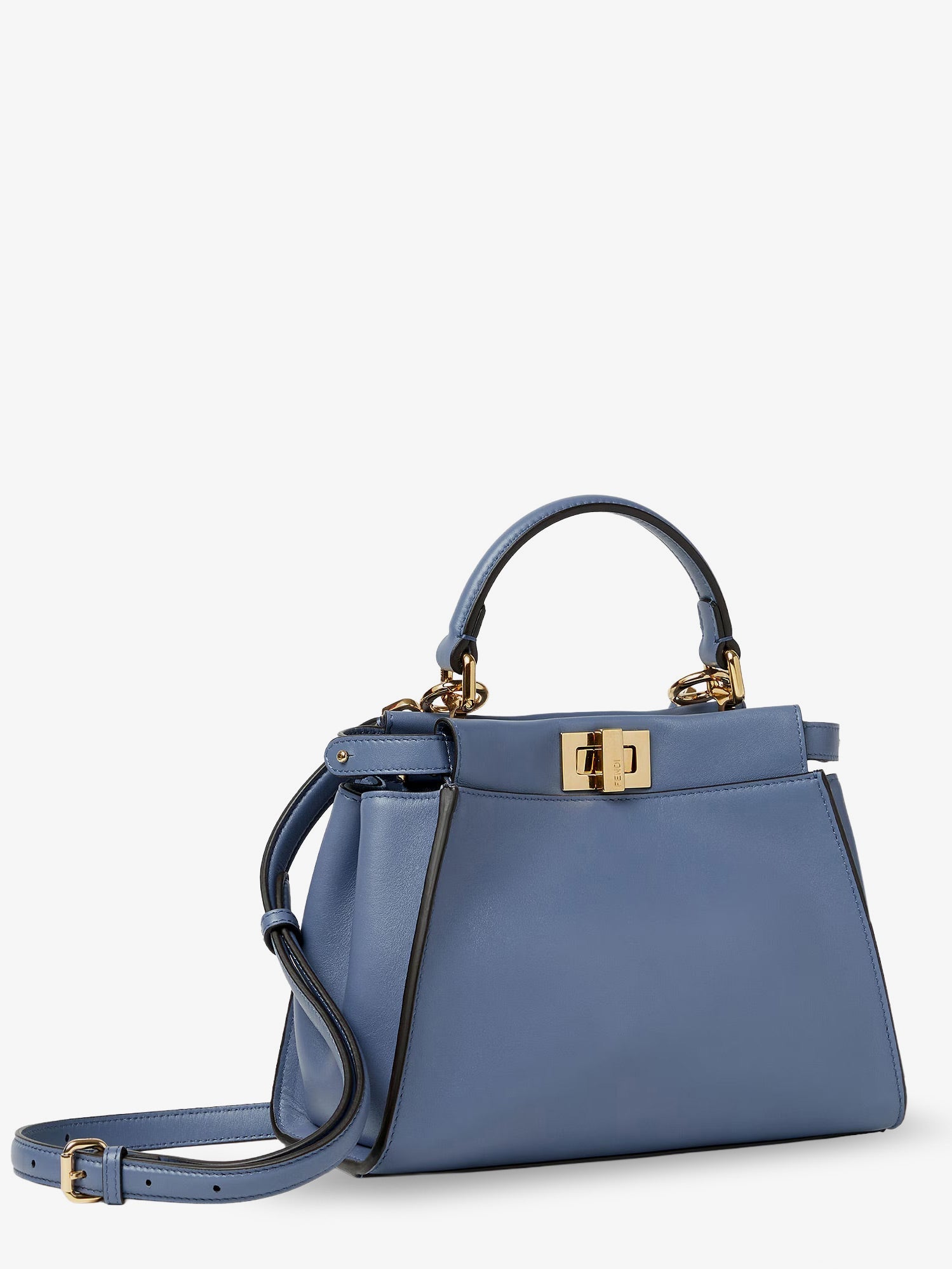 Fendi Women Peekaboo Mini Leather Handbag FENDI