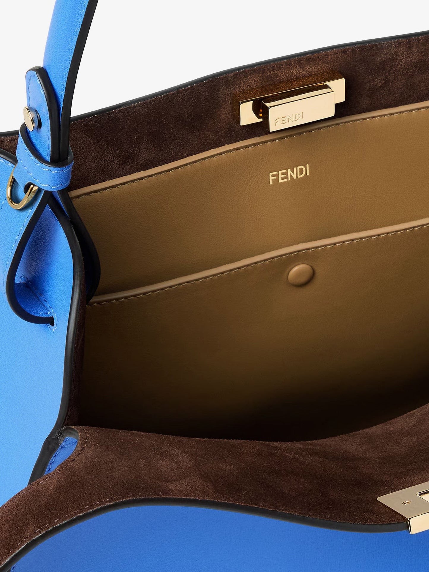 Fendi Women Fendi Way Medium Leather Shoulder Bag With Contrasting Lining FENDI