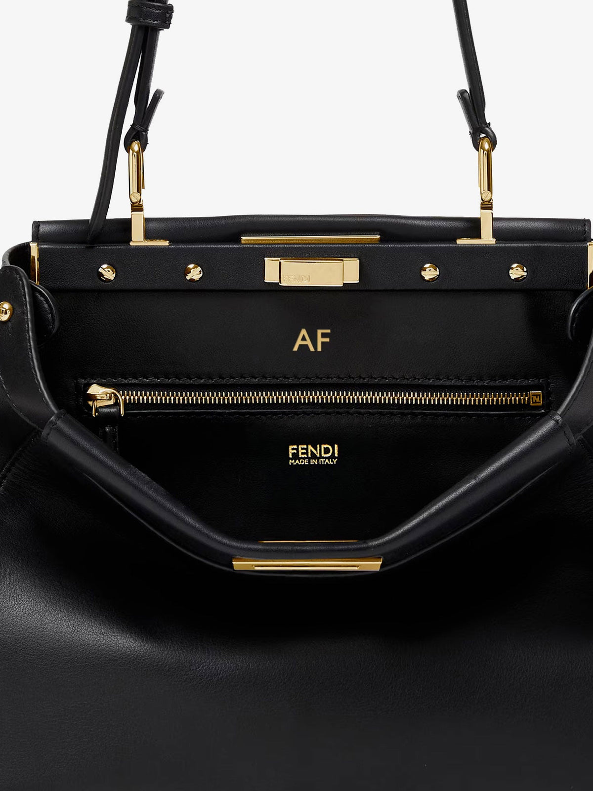 Fendi Women My Peekaboo Small Leather Shoulder Bag FENDI