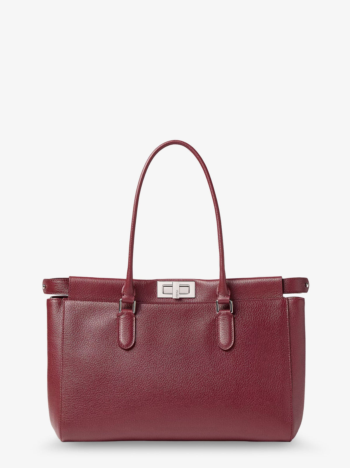 Fendi Women Peekaboo Tote Leather Shoulder Bag FENDI