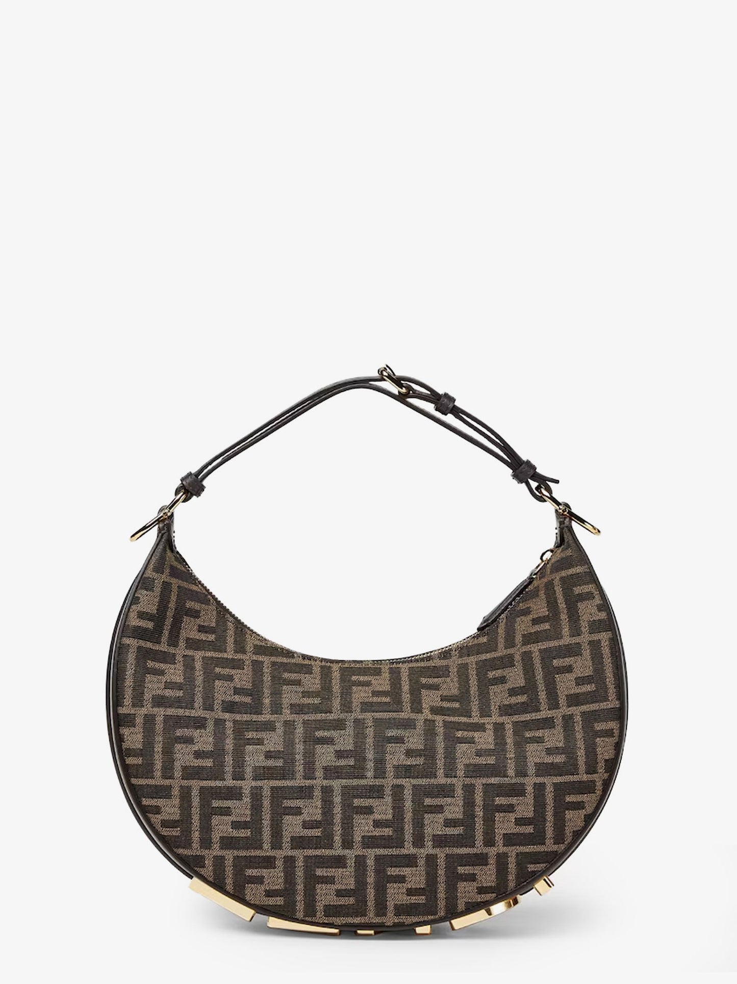 Fendi Women Fendigraphy Small Ff Jacquard Fabric Handbag FENDI