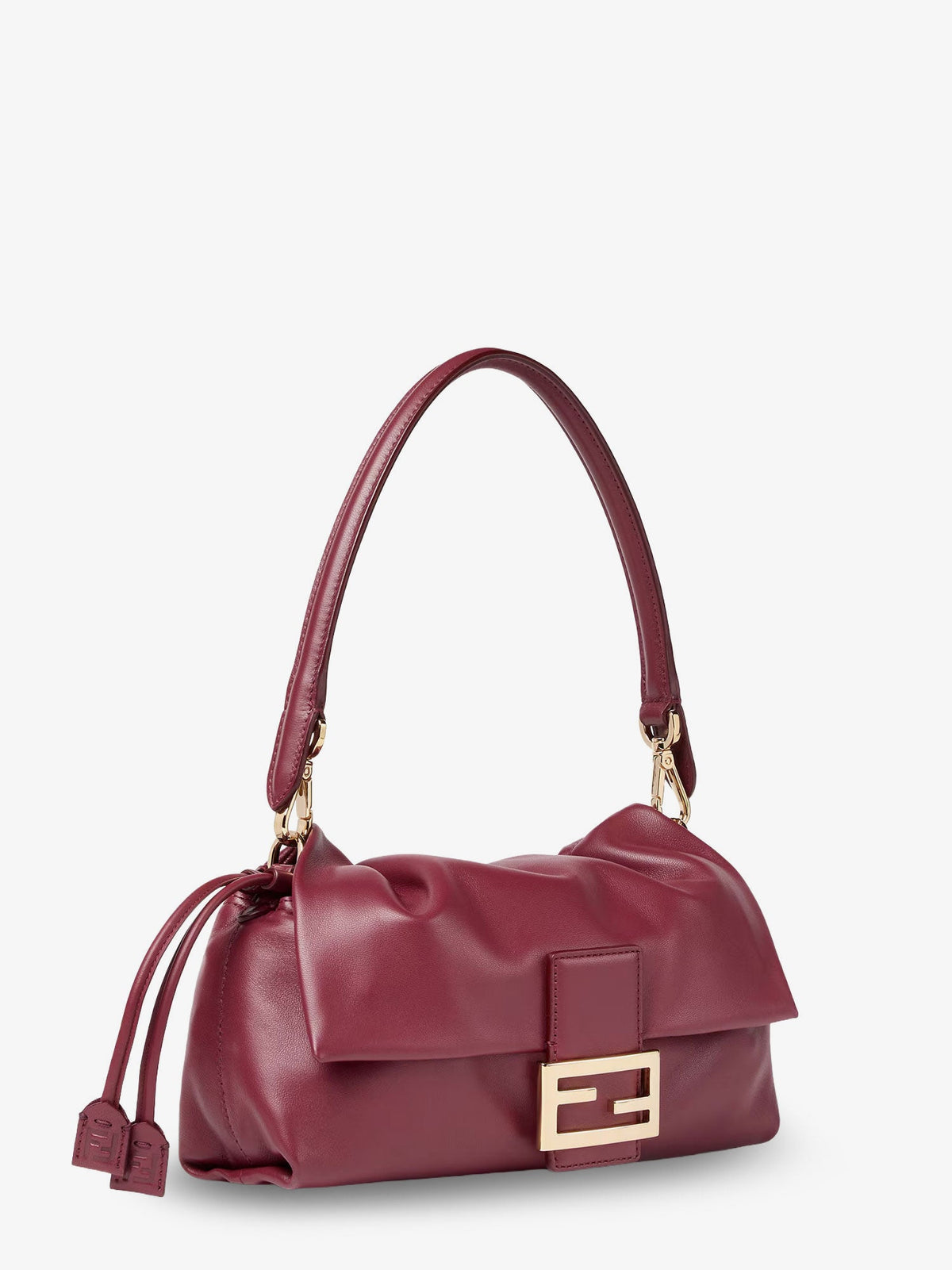 Fendi Women Baguette Soft Medium Leather Shoulder Bag FENDI