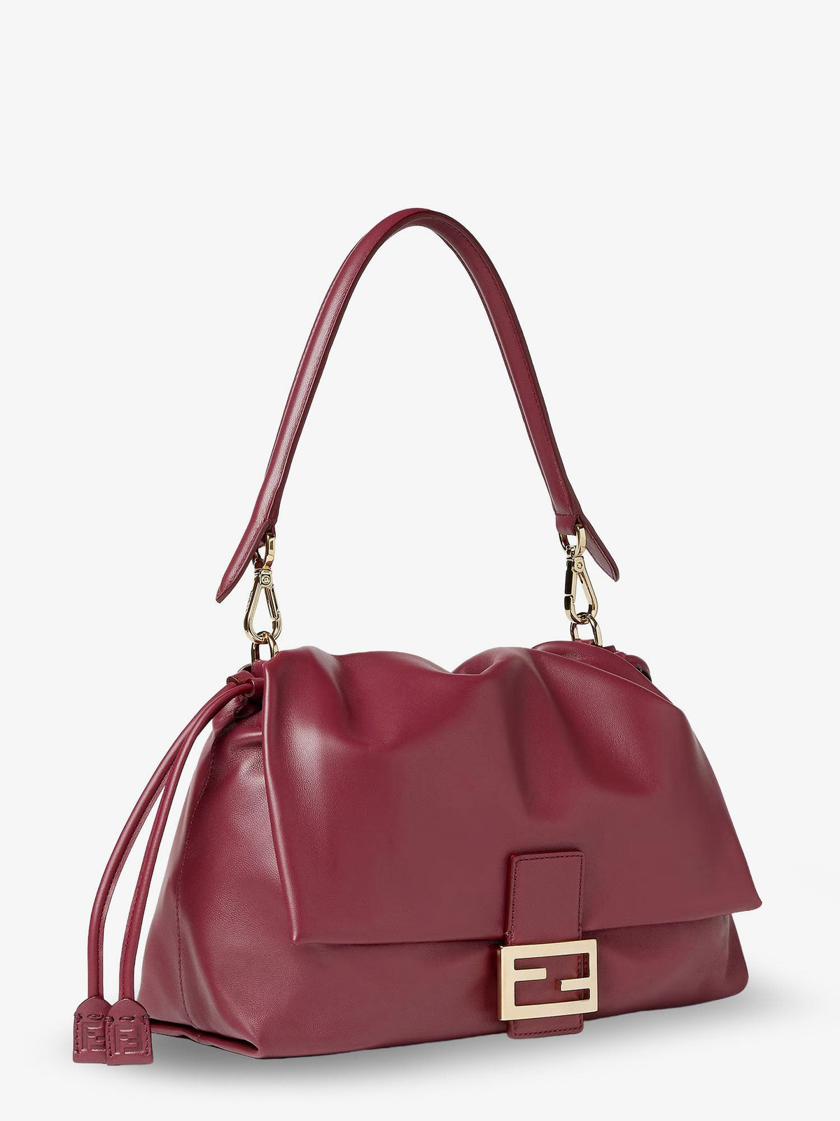 Fendi Women Large Soft Leather Baguette Bag FENDI