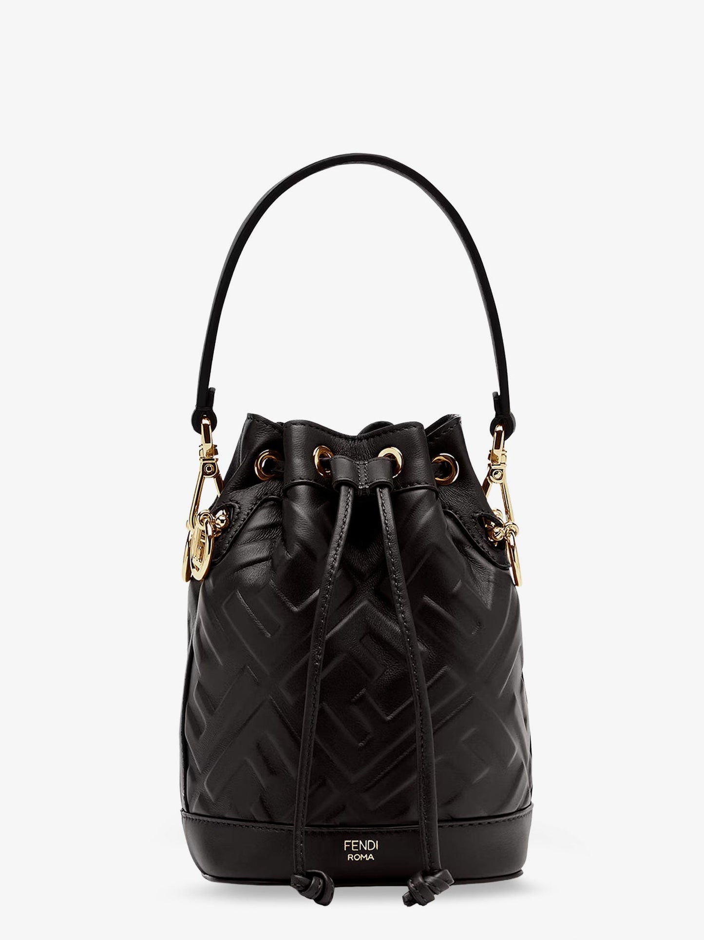 Fendi Women Mon Tresor Leather Bucket Bag FENDI