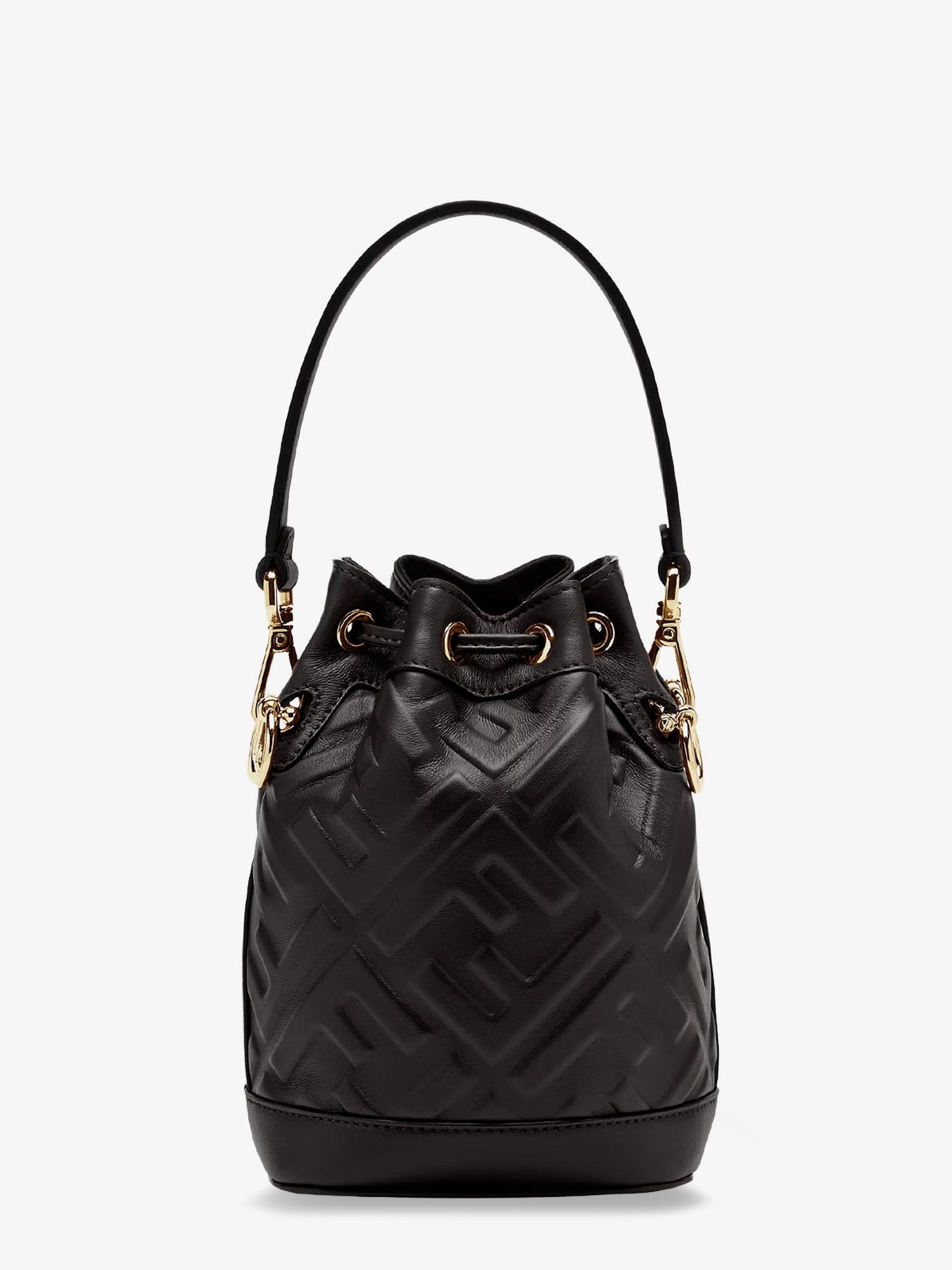 Fendi Women Mon Tresor Leather Bucket Bag FENDI