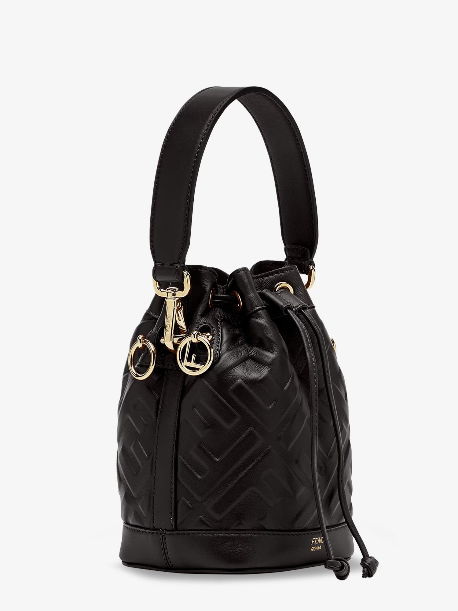 Fendi Women Mon Tresor Leather Bucket Bag FENDI