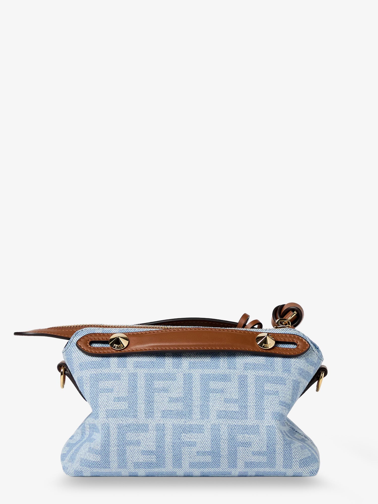Fendi Women By The Way Soft Mini Ff Denim Handbag FENDI