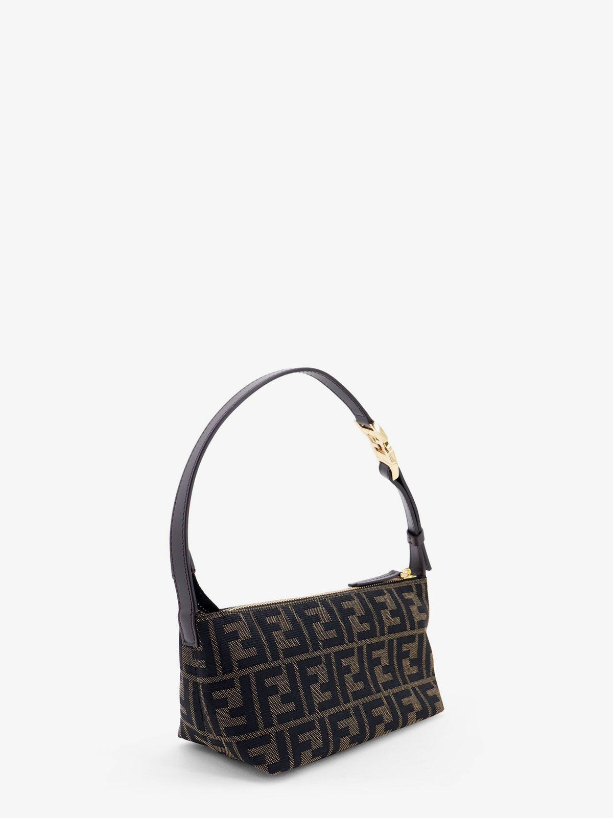Fendi Women Vanity Pouch Ff Jacquard Fabric Small Handbag FENDI