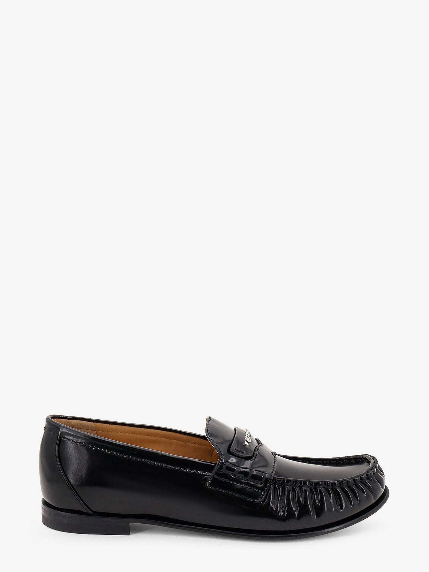 Fendi Women Leather Scrunch Loafers FENDI