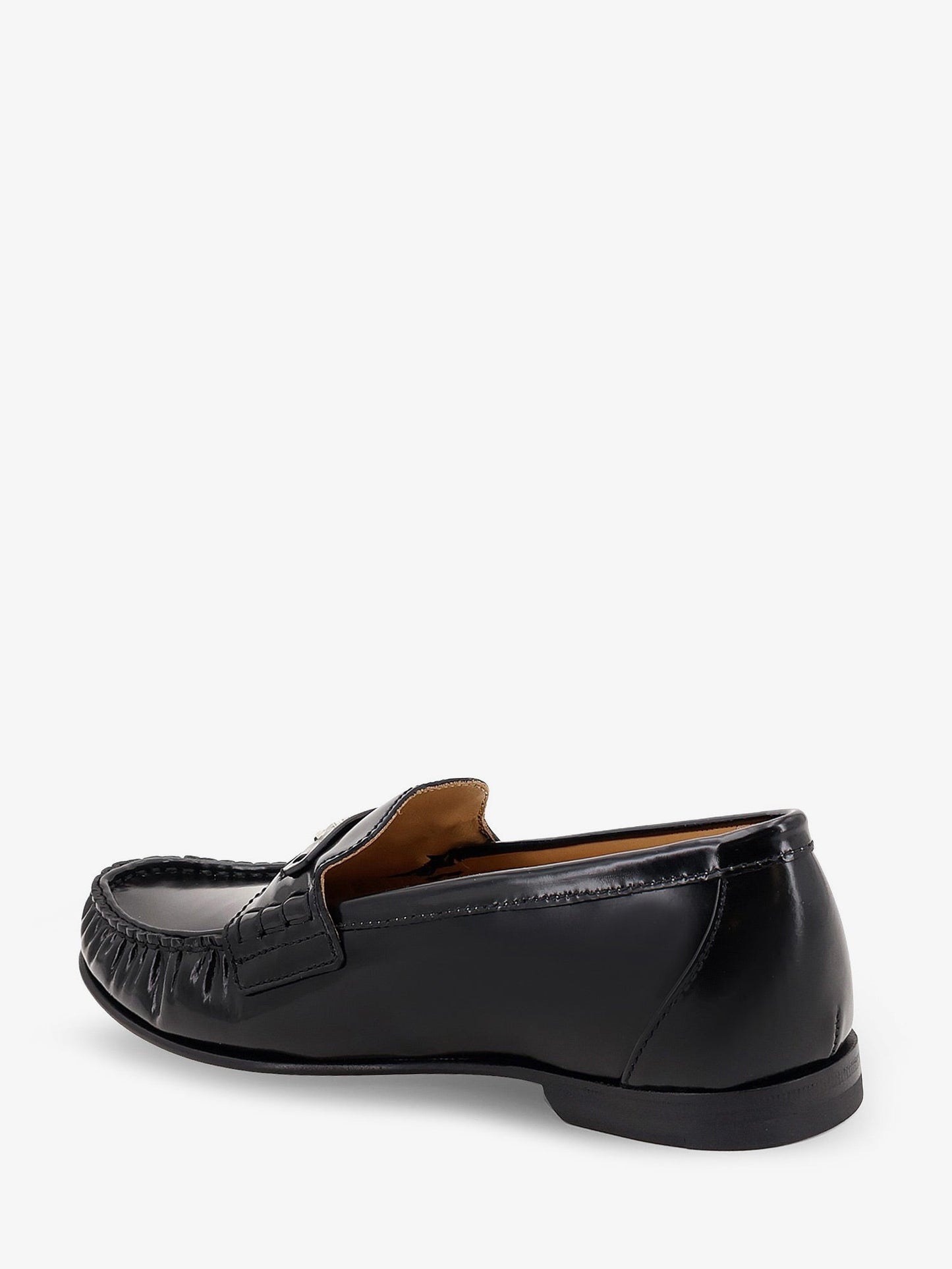 Fendi Women Leather Scrunch Loafers FENDI