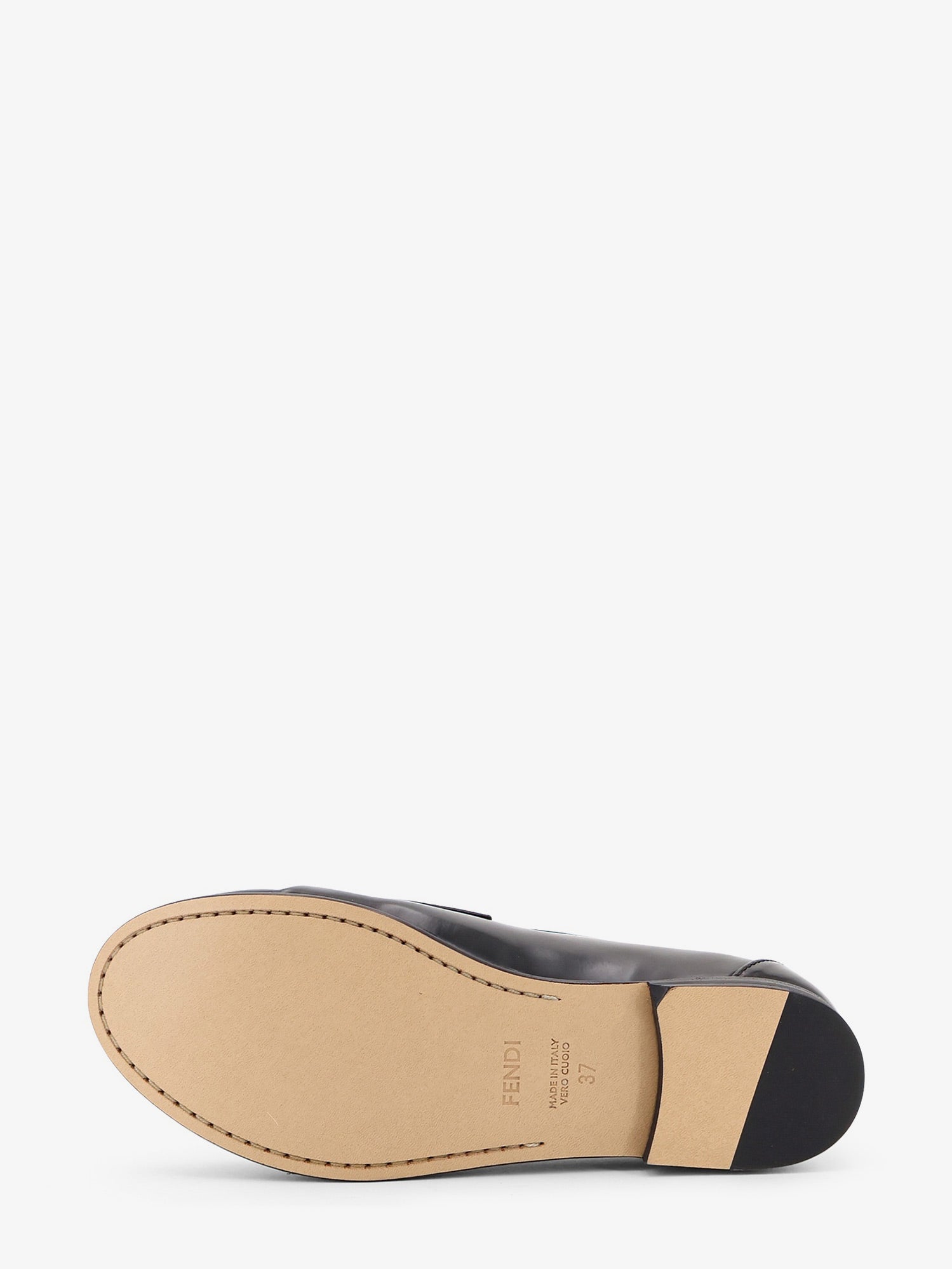Fendi Women Leather Scrunch Loafers FENDI