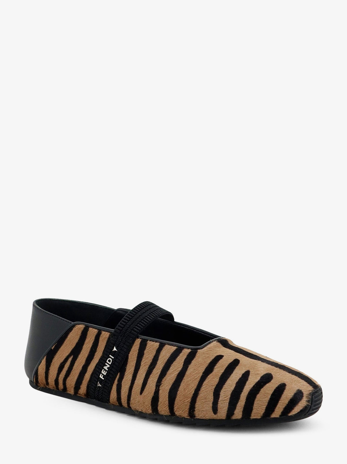 Fendi Women Pony Hair Ballet Flats FENDI
