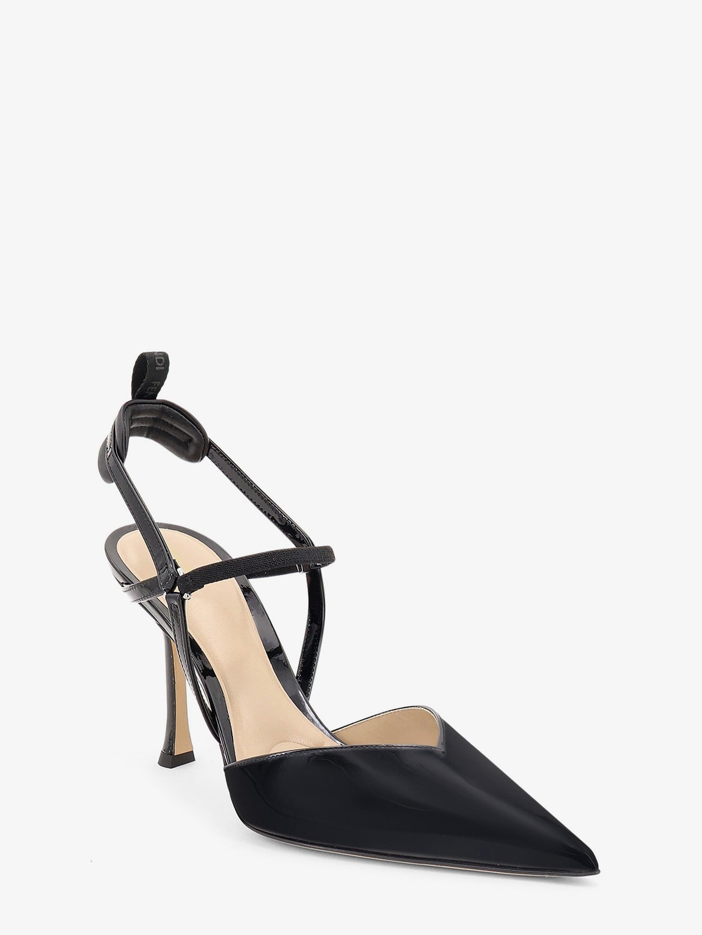 Fendi Women Very Colibrã¬ Patent Leather Slingback FENDI
