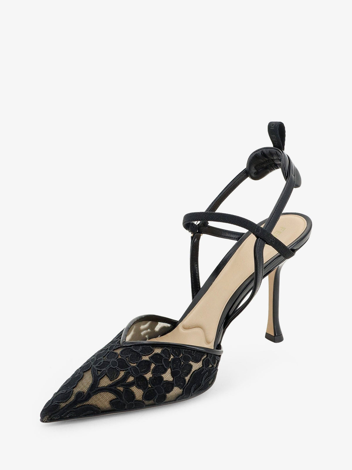 Fendi Women Very Colibrã¬ High-Heel Pumps In Back Tulle FENDI