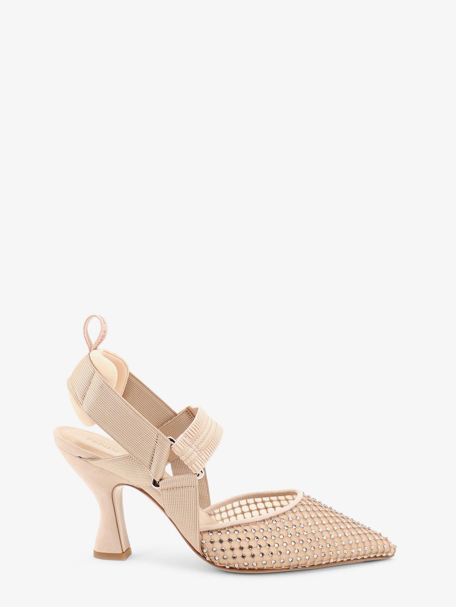 Fendi Women Colibrã¬ Pumps In Mesh And Suede FENDI