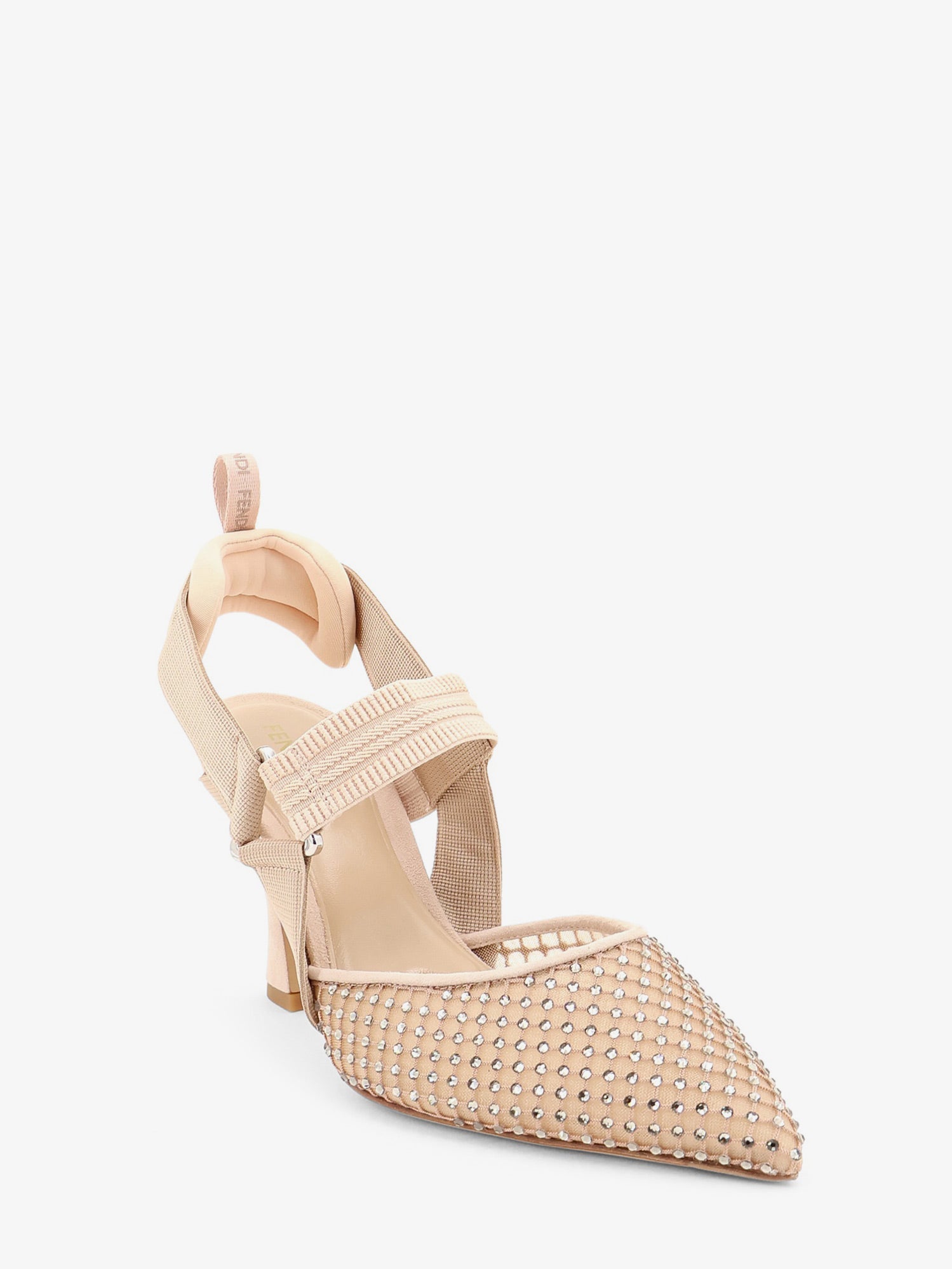 Fendi Women Colibrã¬ Pumps In Mesh And Suede FENDI