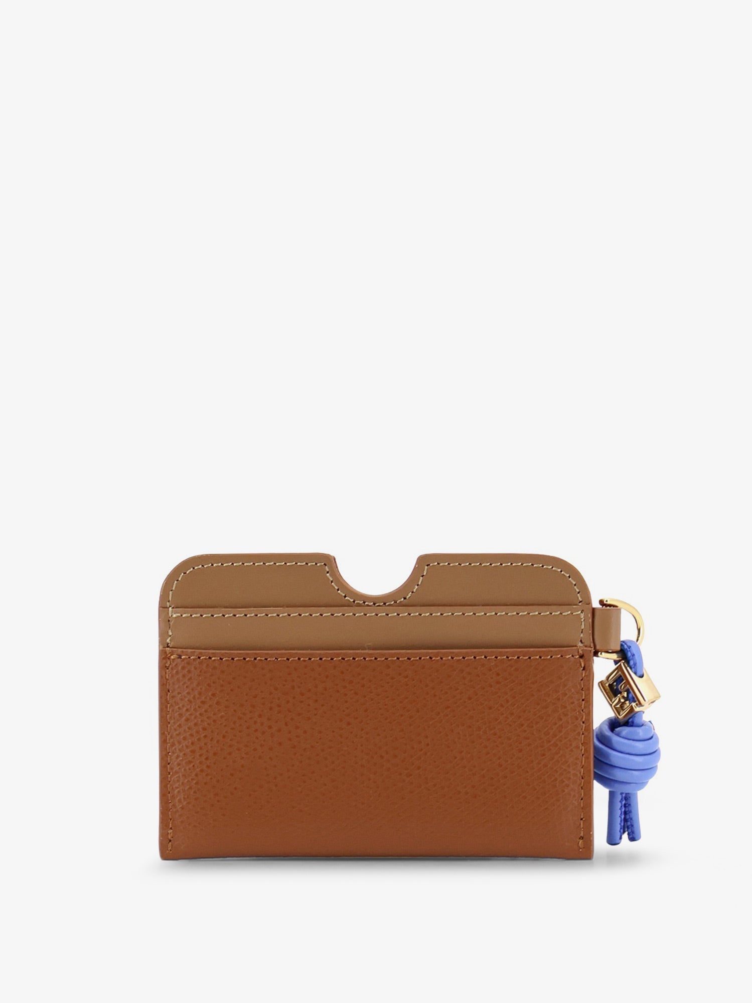 Fendi Women Ff Diamonds Leather Card Holder FENDI